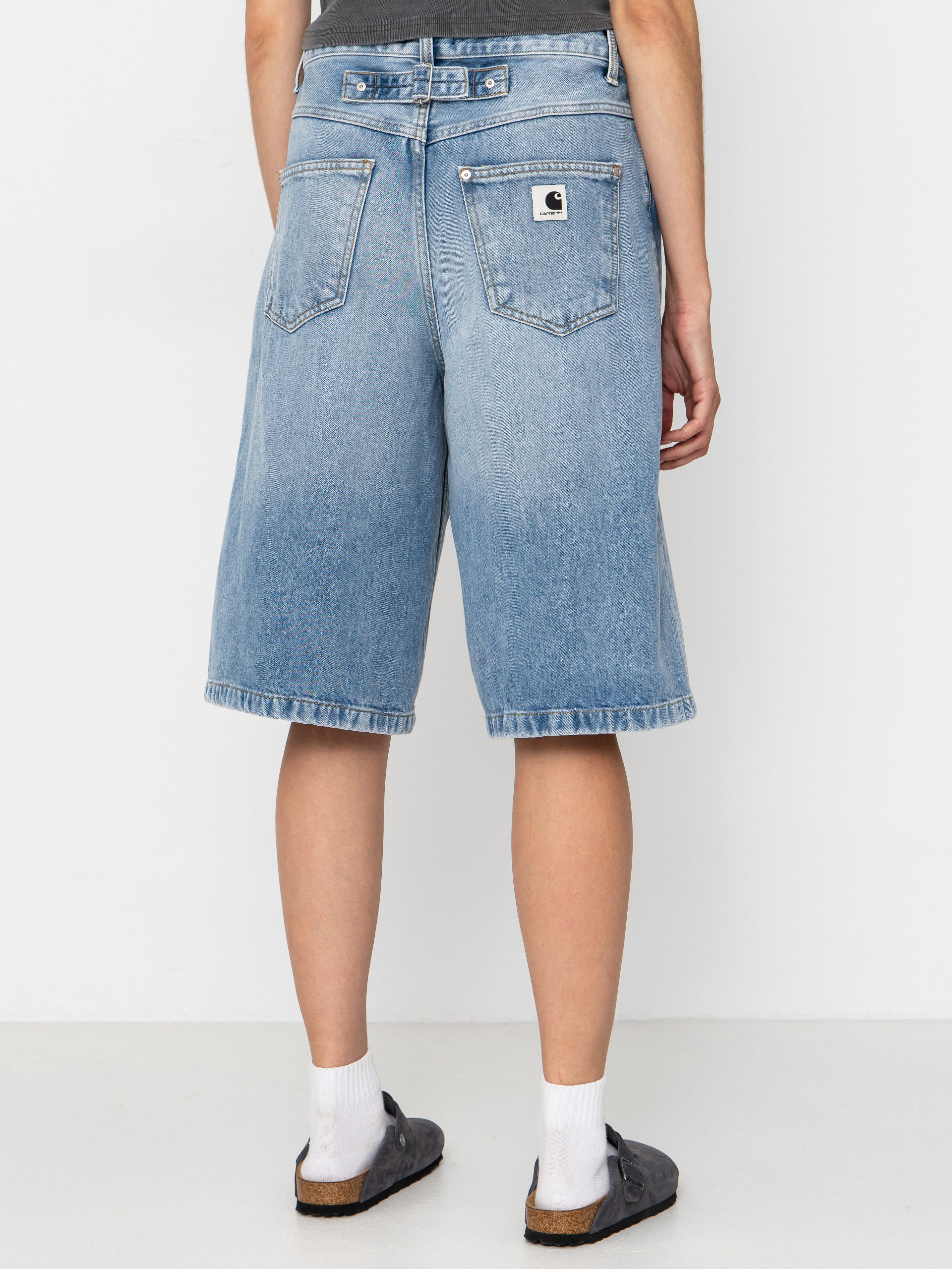 Carhartt WIP Belmont Wmn Shorts (blue heavy worn bleached)
