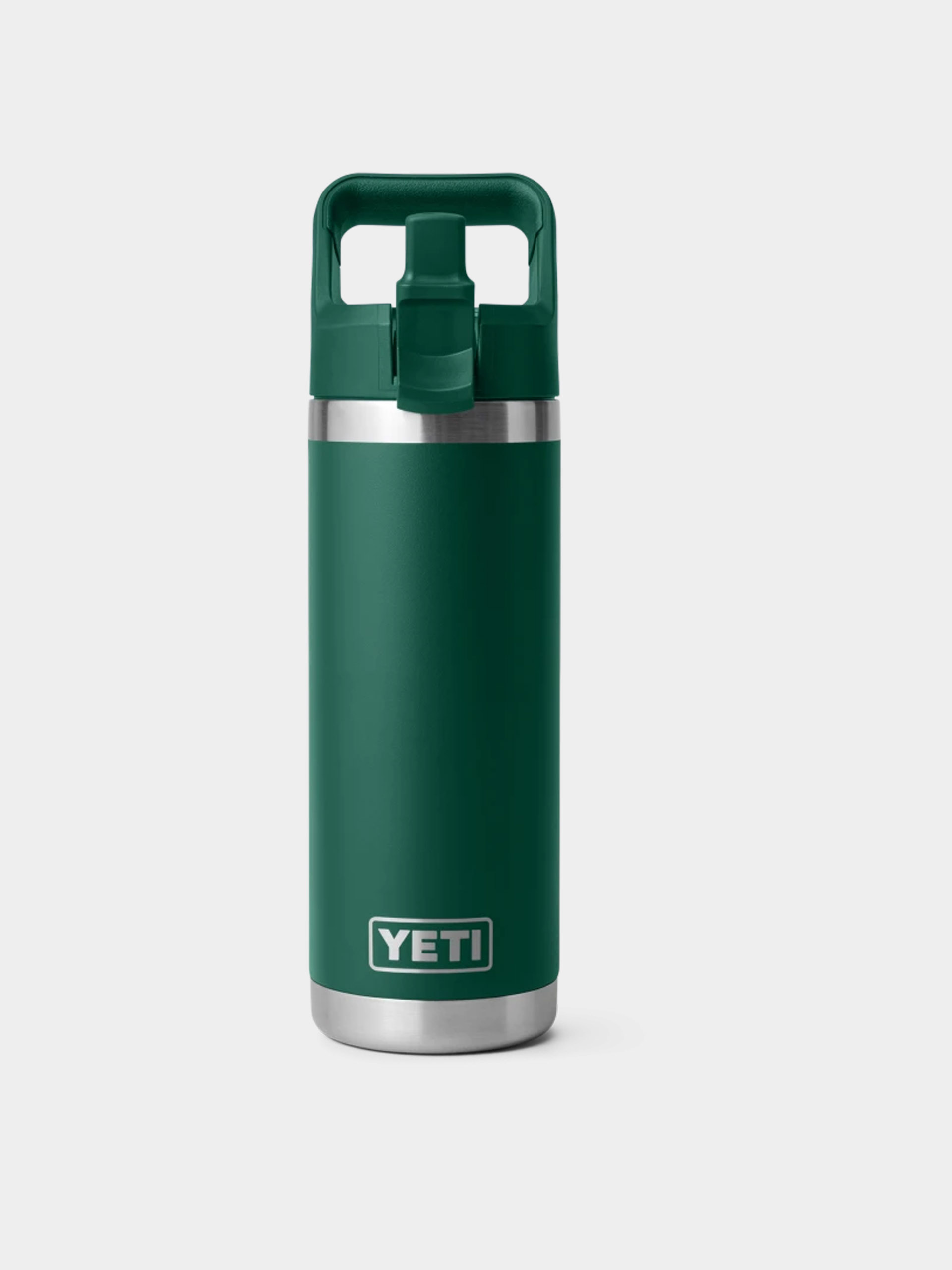 YETI Bottle Rambler 532ml Colour Straw (black forest green)
