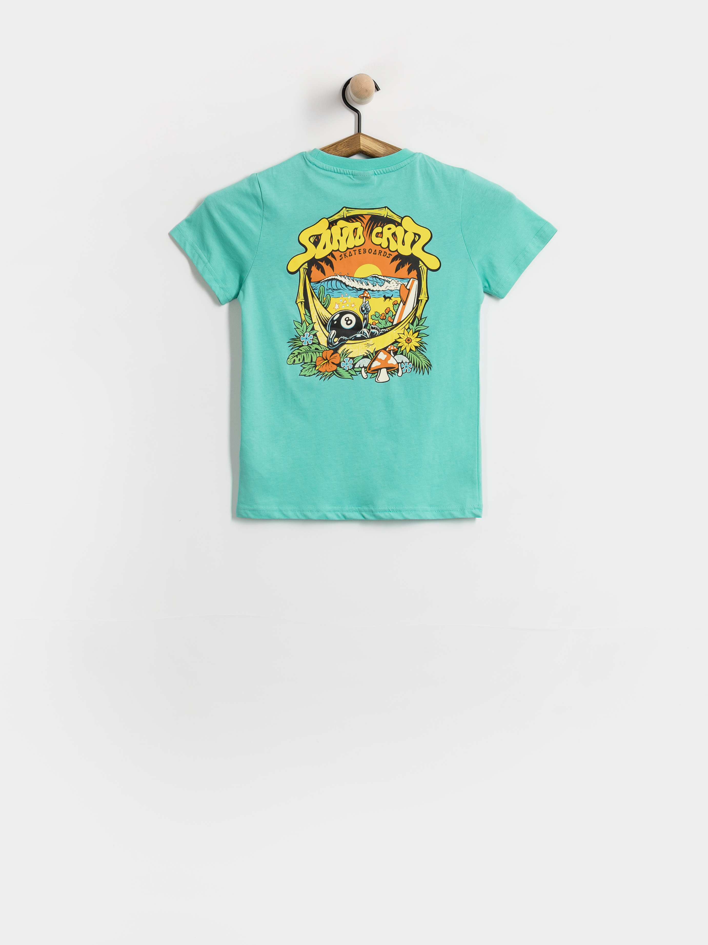 Santa Cruz Winkowski 8Baller Trip JR T-shirt (pool blue)