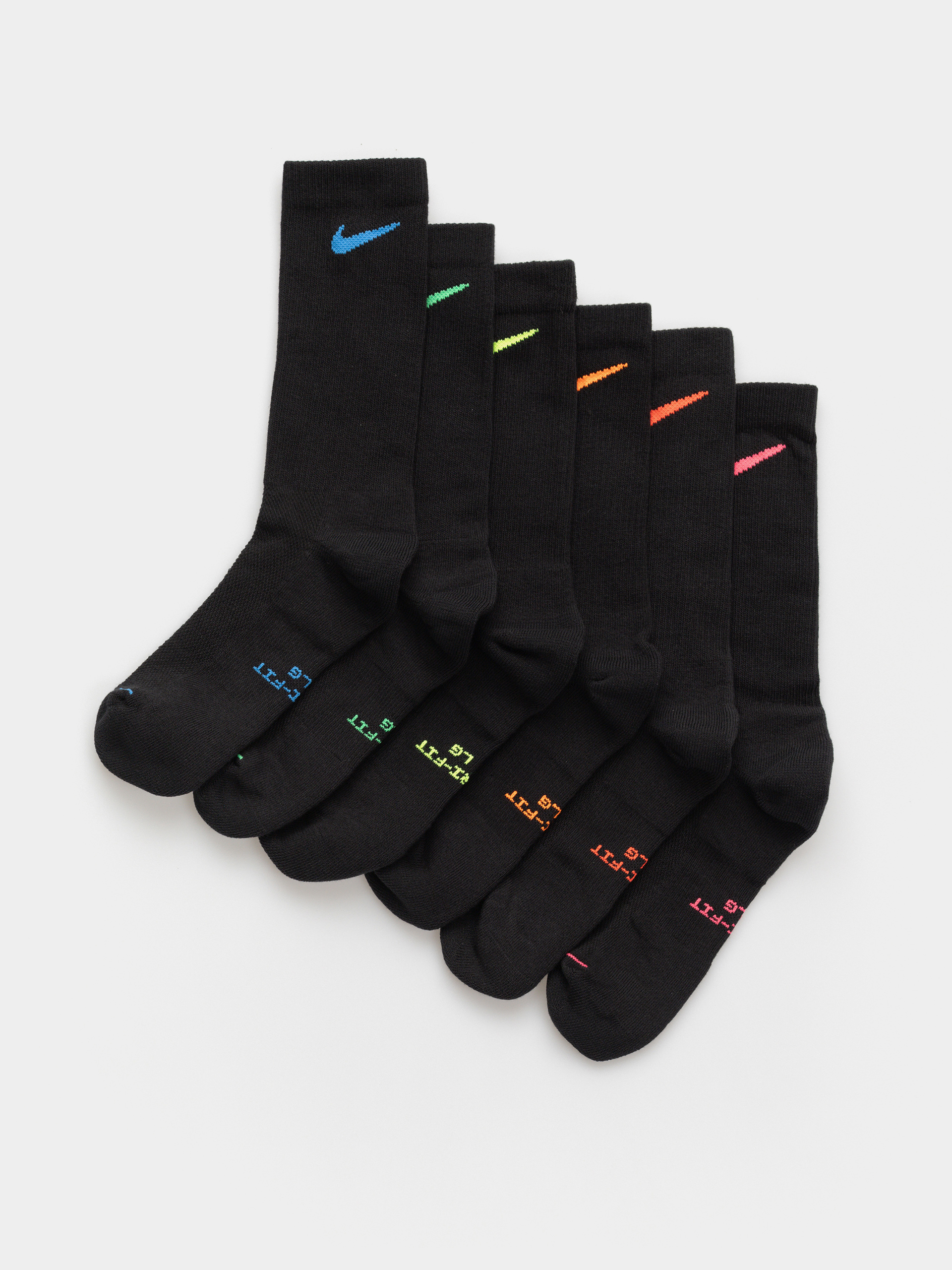 Nike SB Everyday Elevated Crew 6p Socken (multi/color)