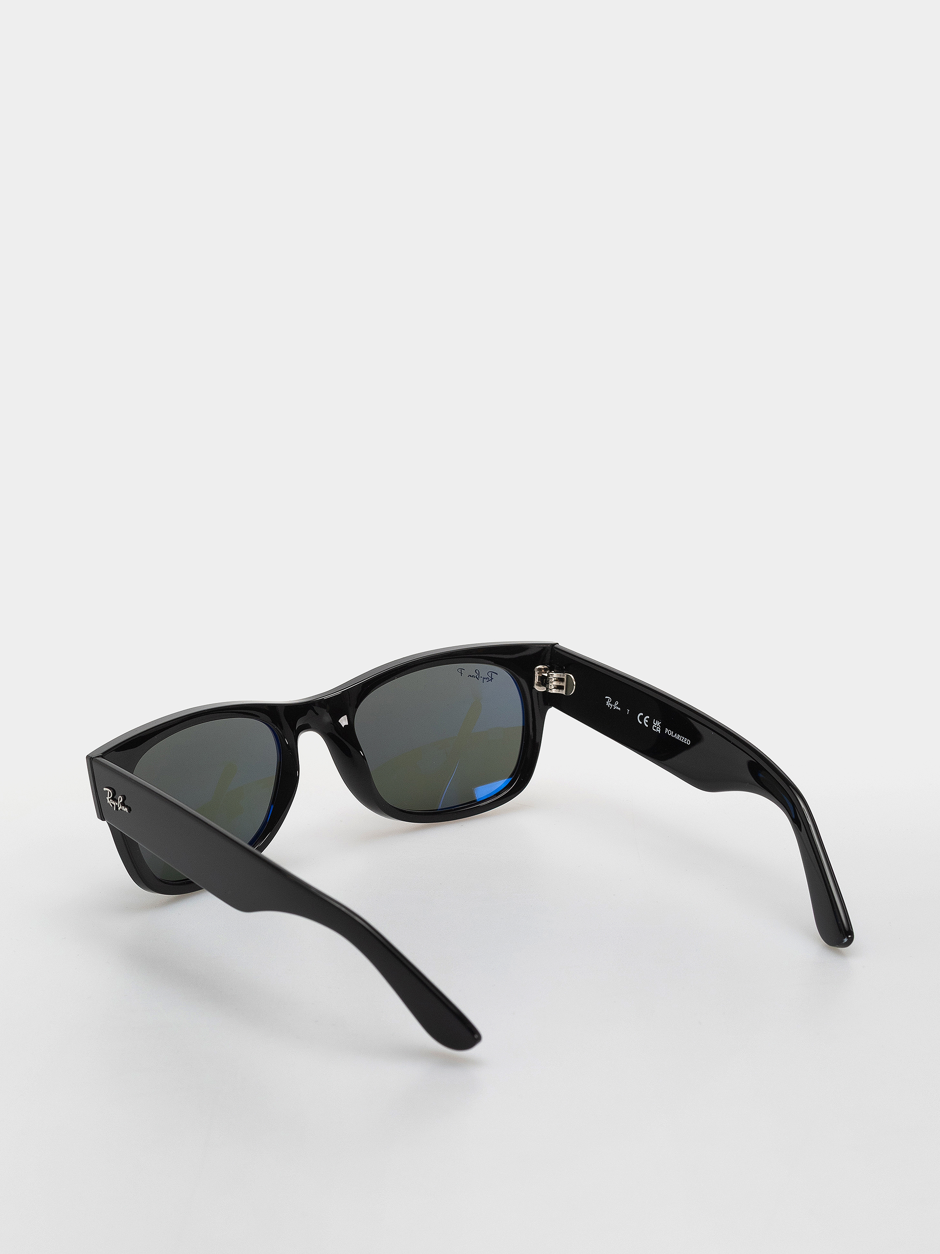 Ray-Ban Mega Wayfarer Ii Sonnenbrille (polerowany czarny/zielone z polaryzacją)