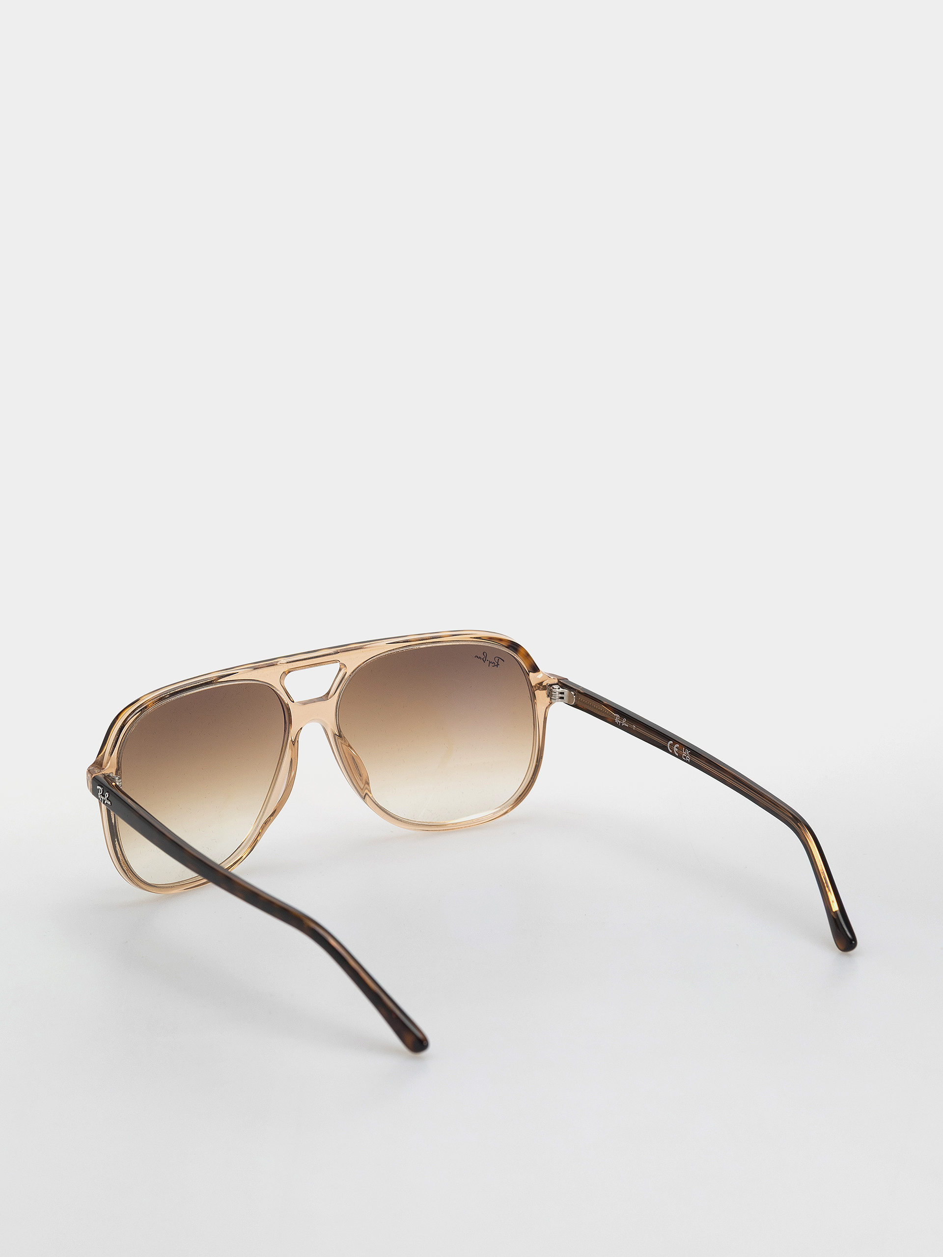 Ray-Ban Bill Sonnenbrille (polerowany hawana przezroczyste brązowe/jasnobrązowy gradalny)