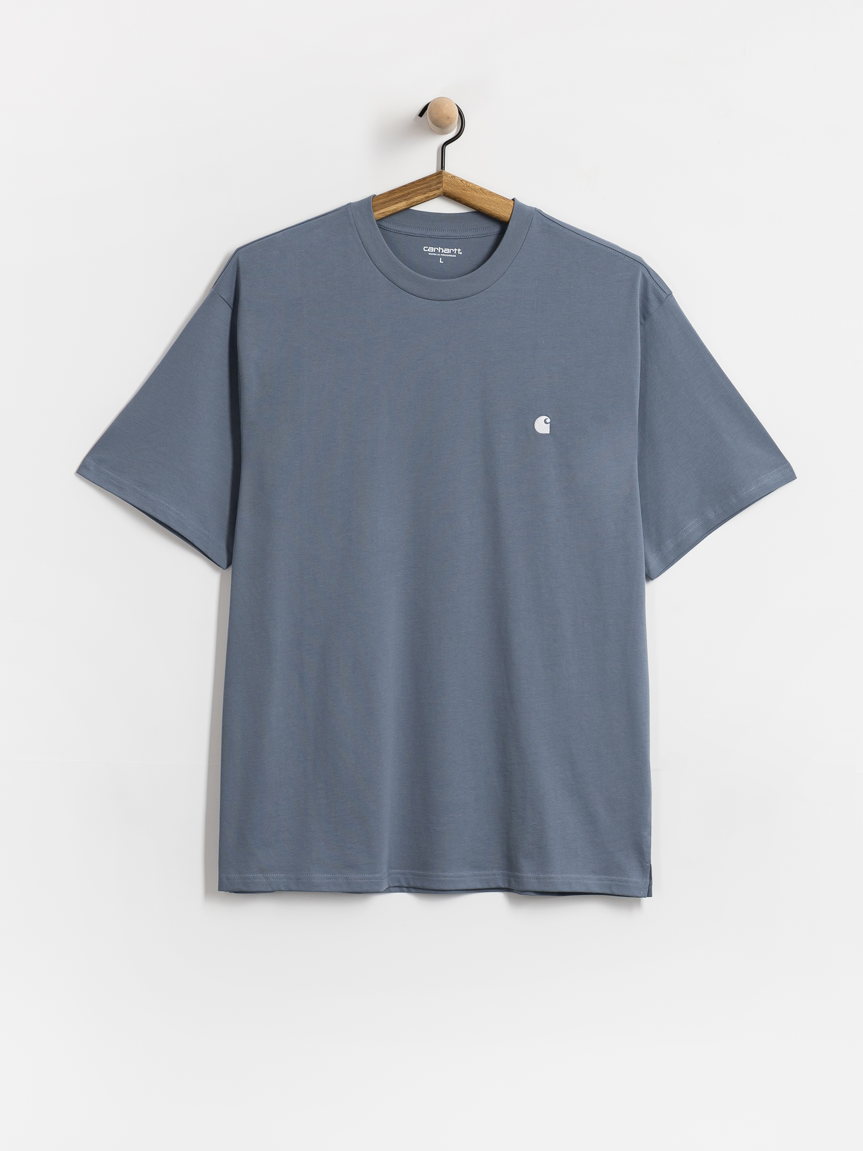 Carhartt WIP Madison T-Shirt (shady blue/white)