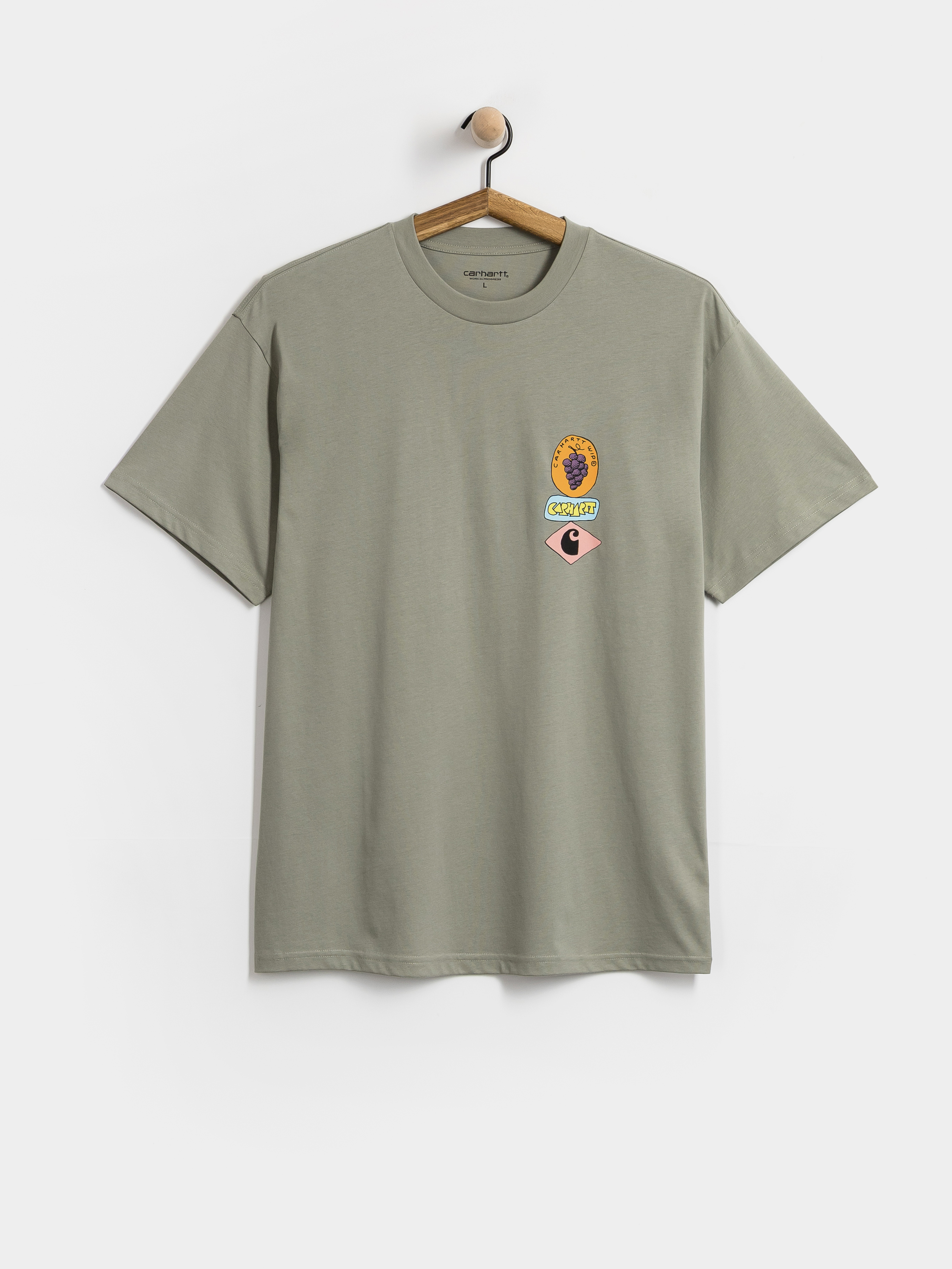 Carhartt WIP Stacked Grapes T-Shirt (shady green)