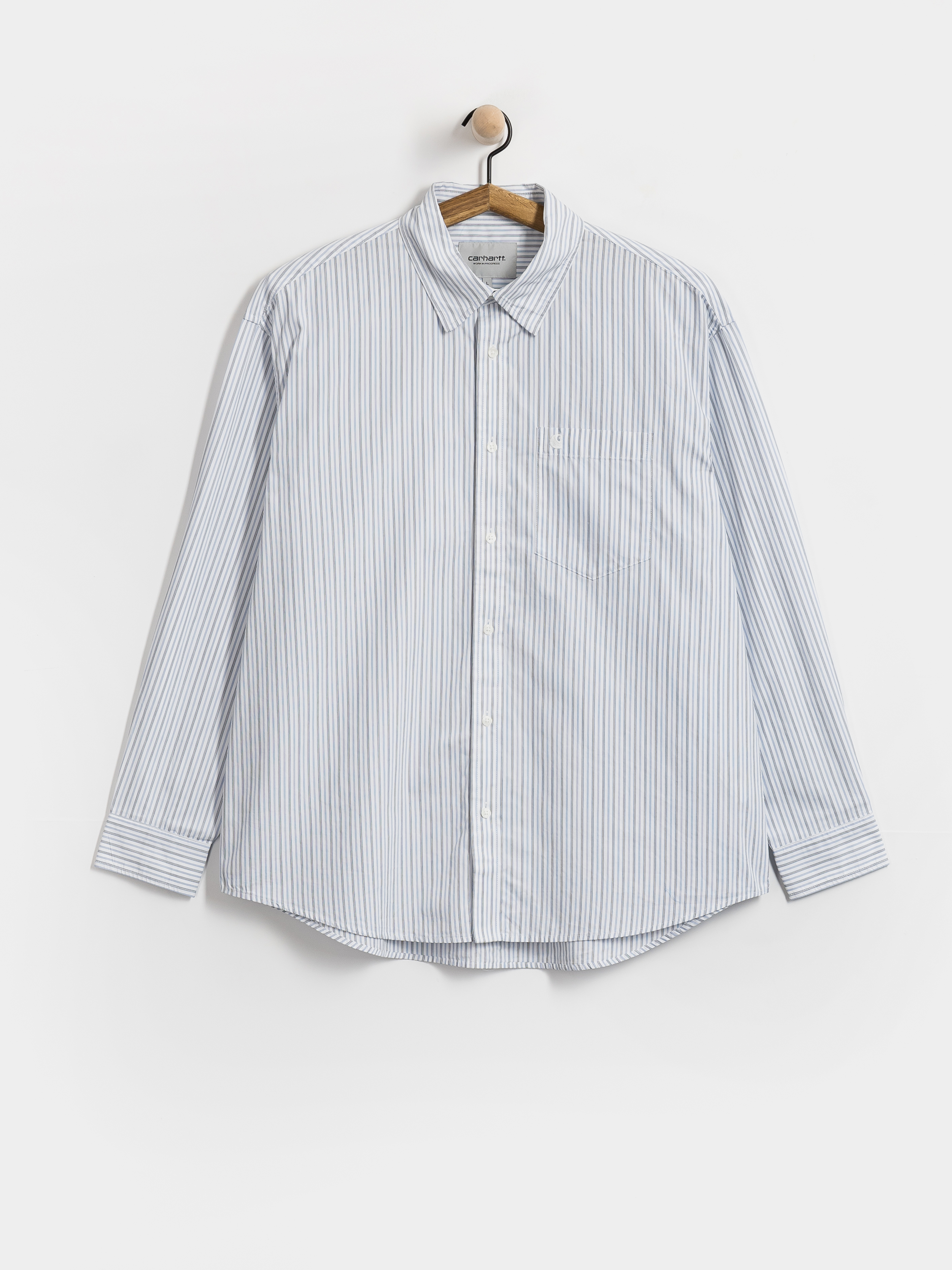 Carhartt WIP Keene Hemd (keene stripe white)