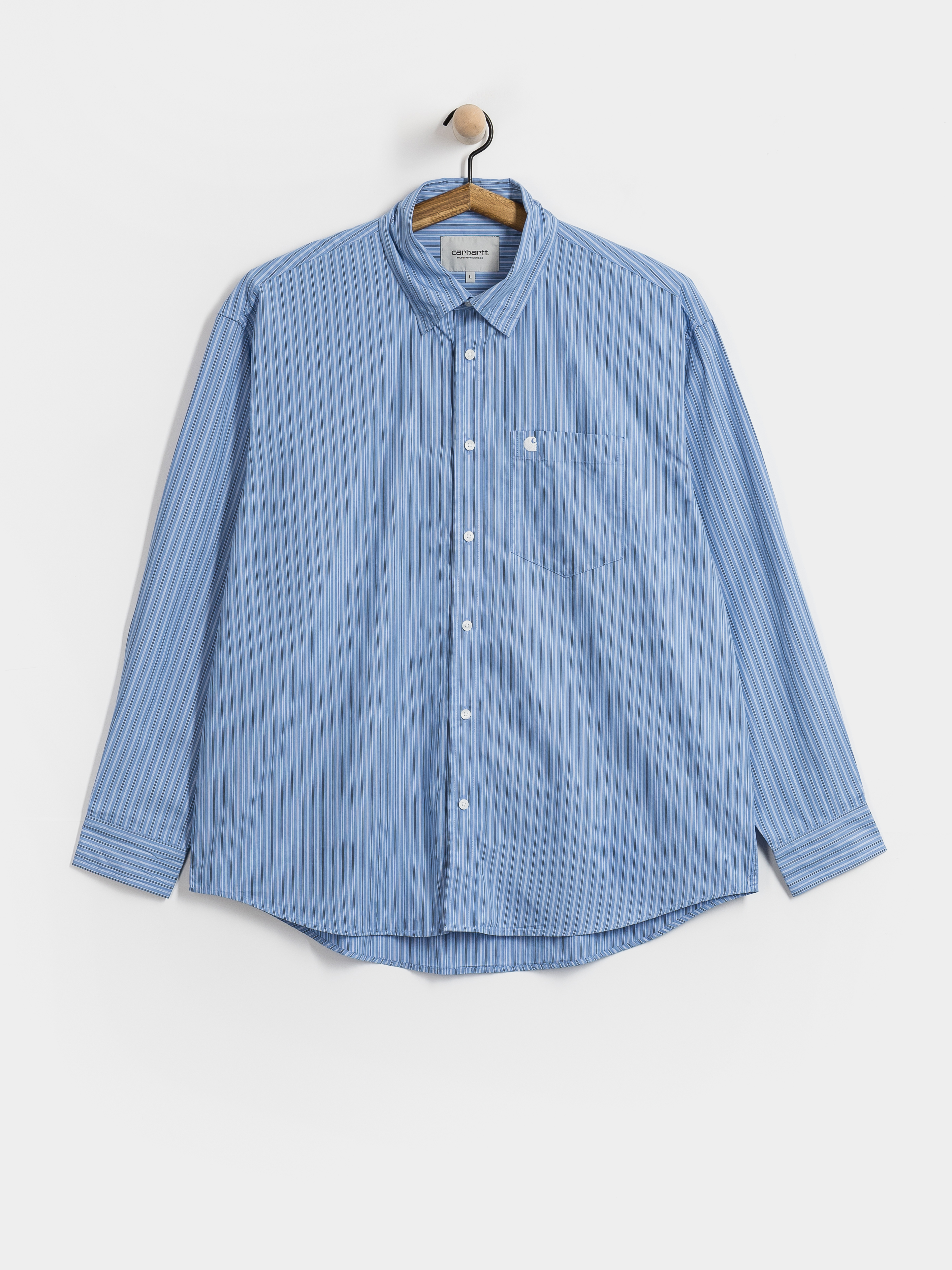 Carhartt WIP Keene Hemd (keene stripe curacao)