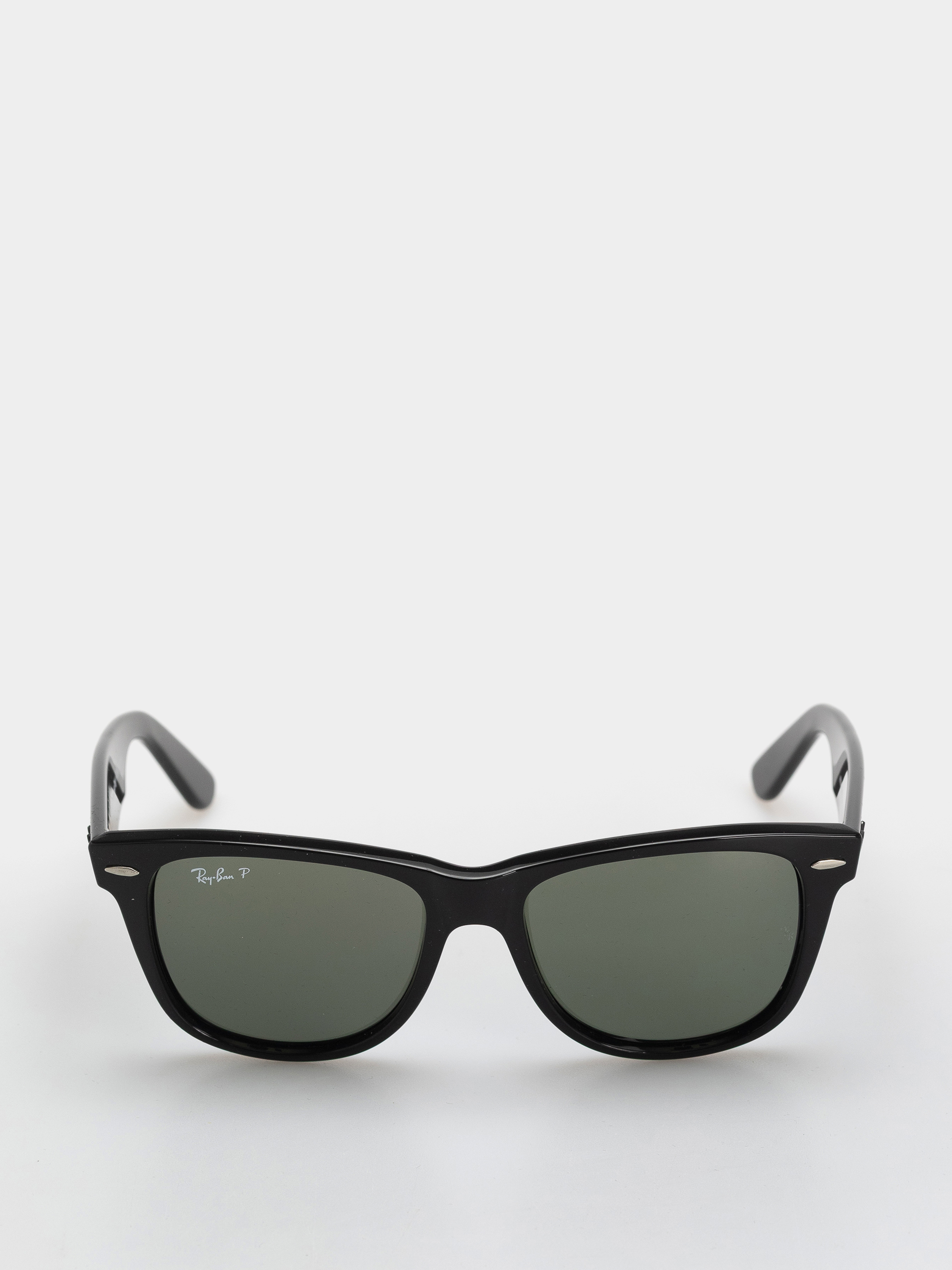 Ray-Ban Sonnenbrille Original Wayfarer Classic (polerowany czarny/zielone z polaryzacją)