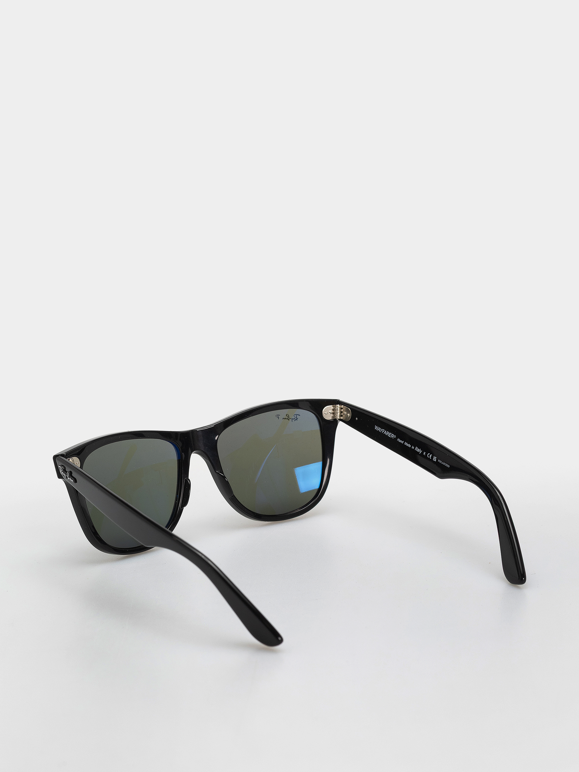 Ray-Ban Sunglasses Original Wayfarer Classic (polerowany czarny/zielone z polaryzacją)