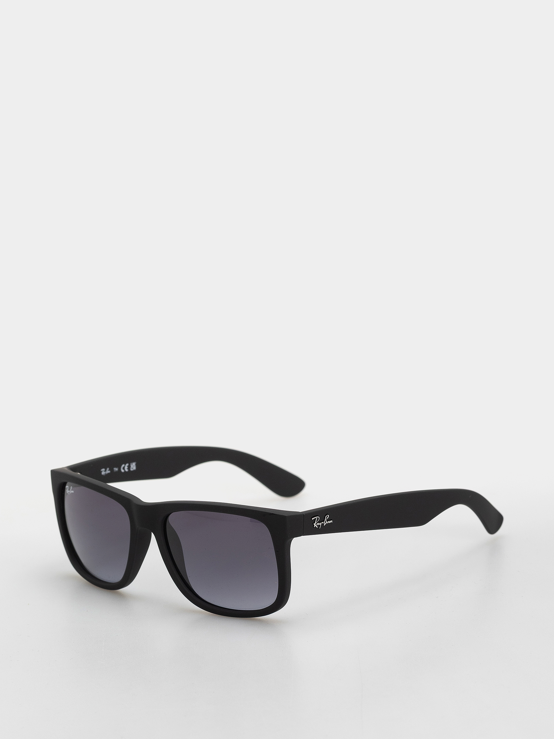 Ray-Ban Sonnenbrille Justin Classic (matowy guma czarny/ciemnoszary)