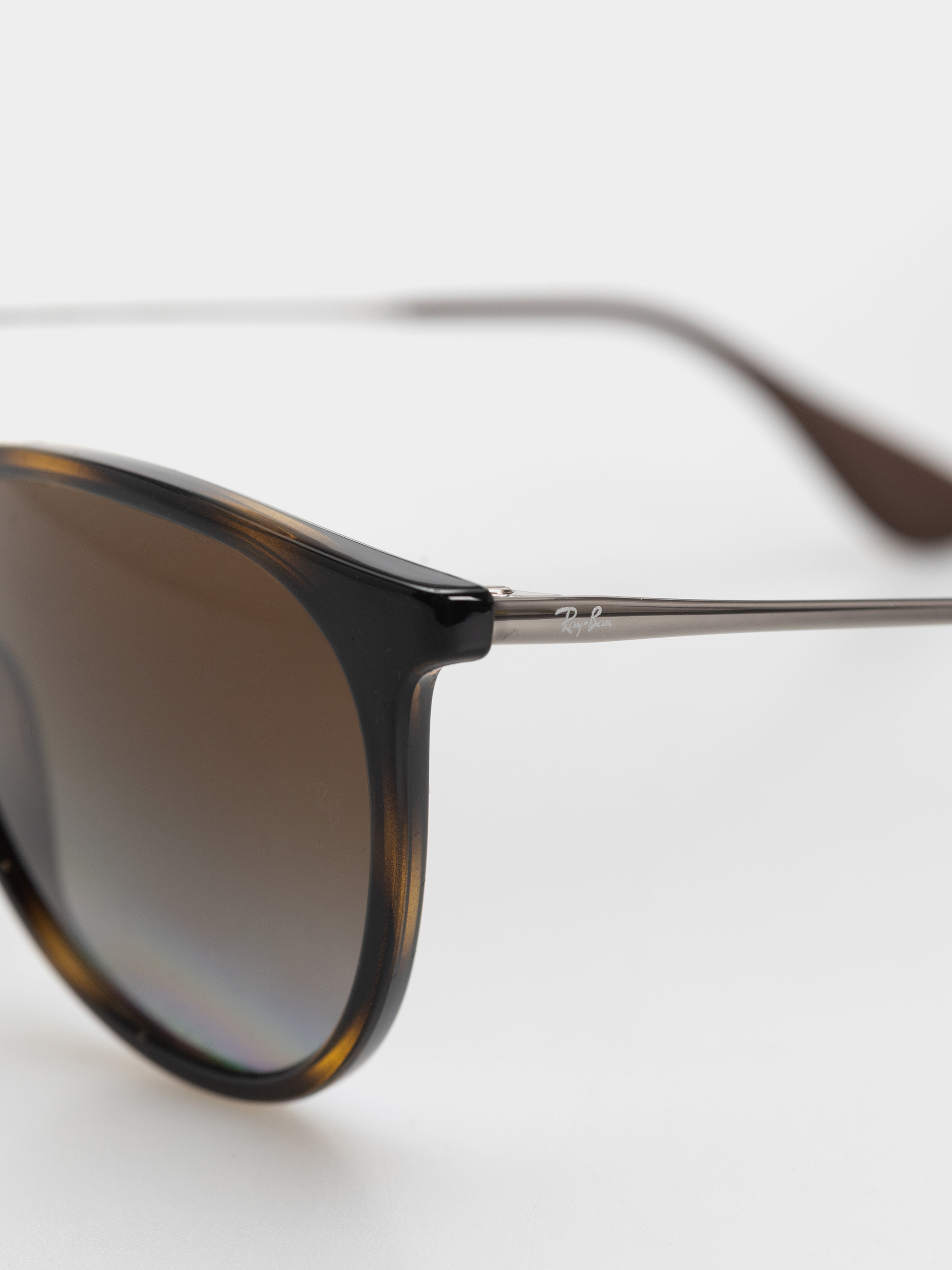 Ray-Ban Sonnenbrille Erika Classic (polerowany jasna havana/brązowe z polaryzacją)