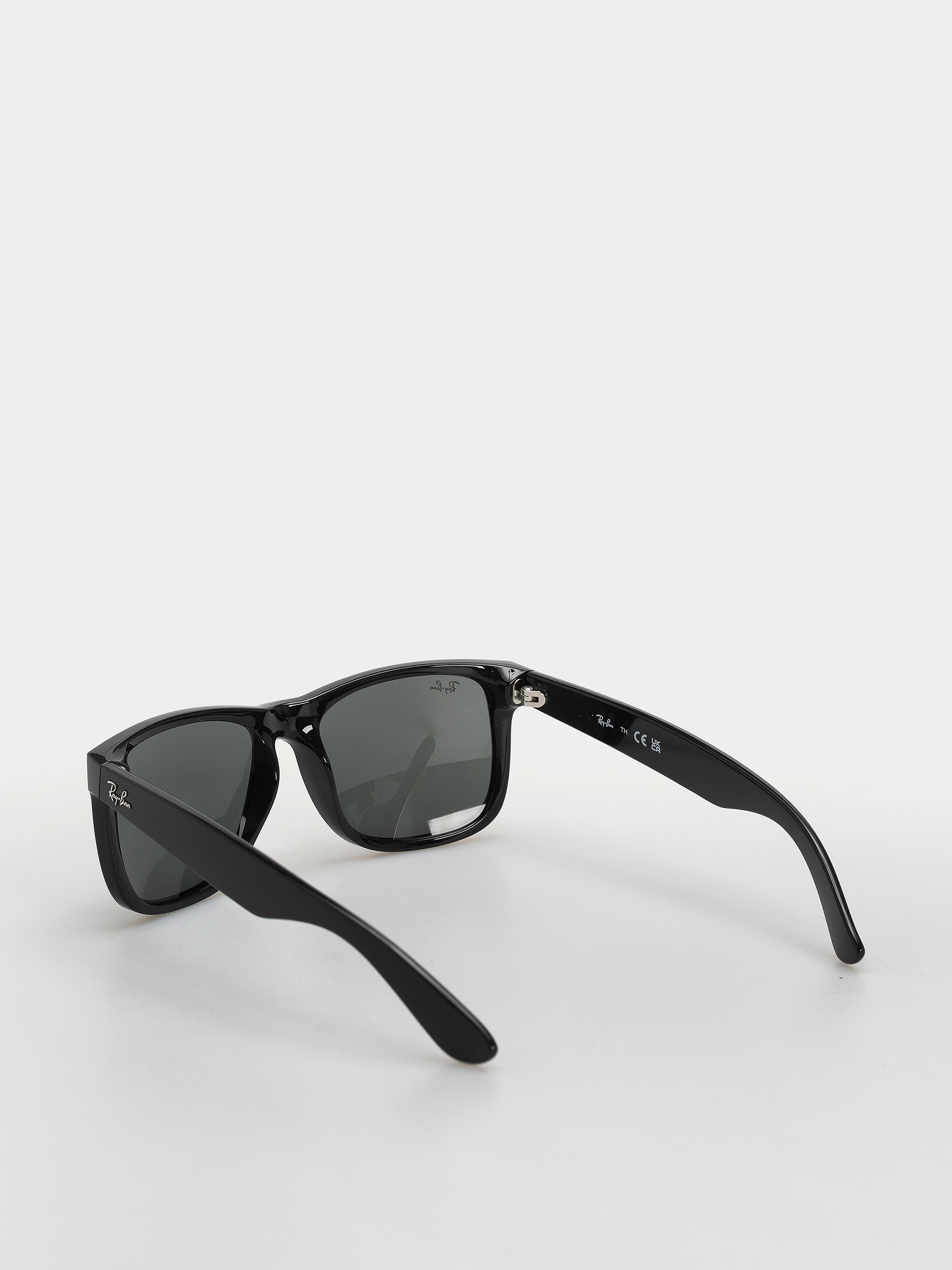 Ray-Ban Sonnenbrille Justin Classic (polerowany czarny/ciemnozielony)
