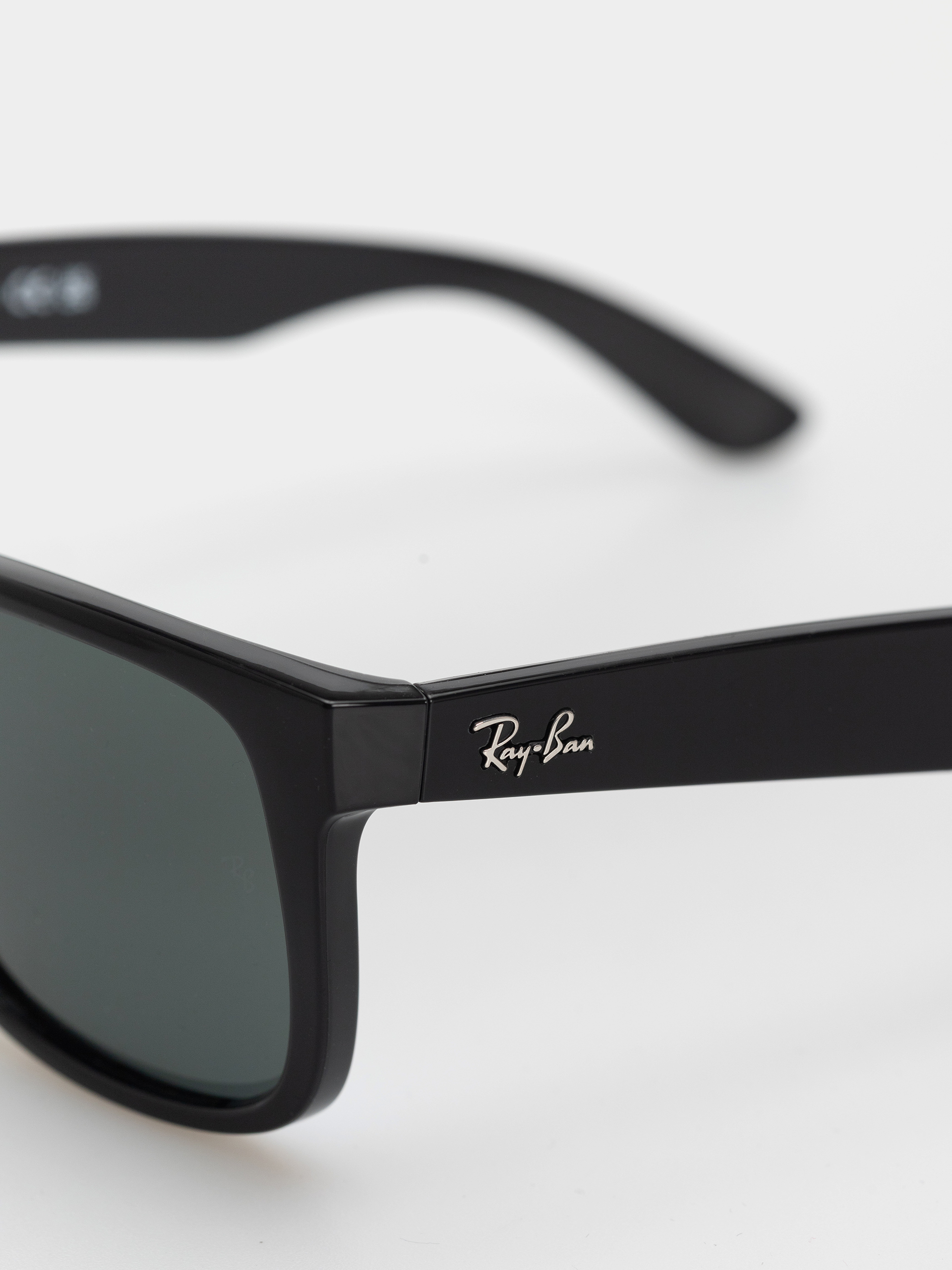 Ray-Ban Sonnenbrille Justin Classic (polerowany czarny/ciemnozielony)