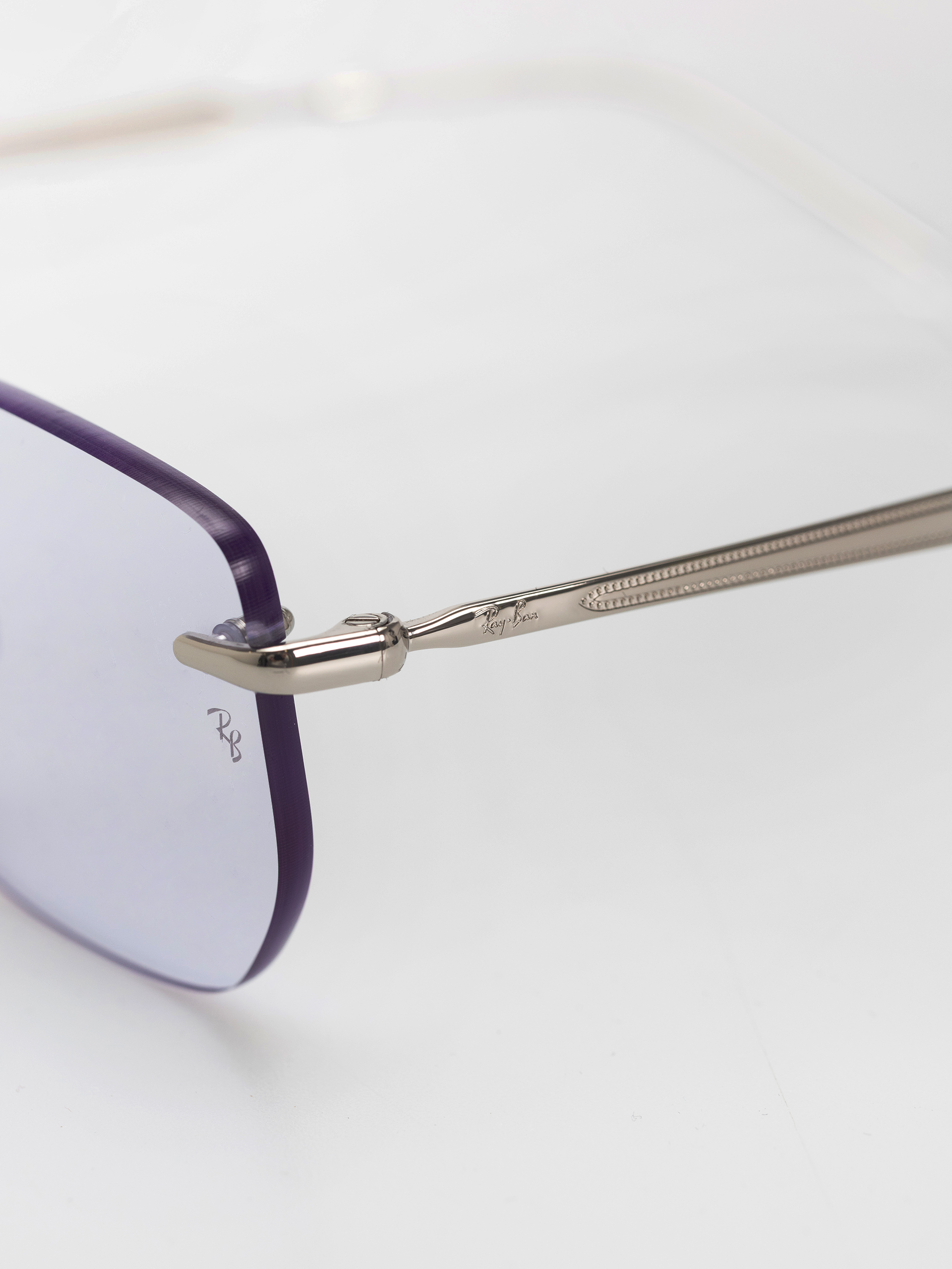 Ray-Ban Sonnenbrille Rb3768 Transitions Color Touch (polerowany srebrny/ametyst transitions)