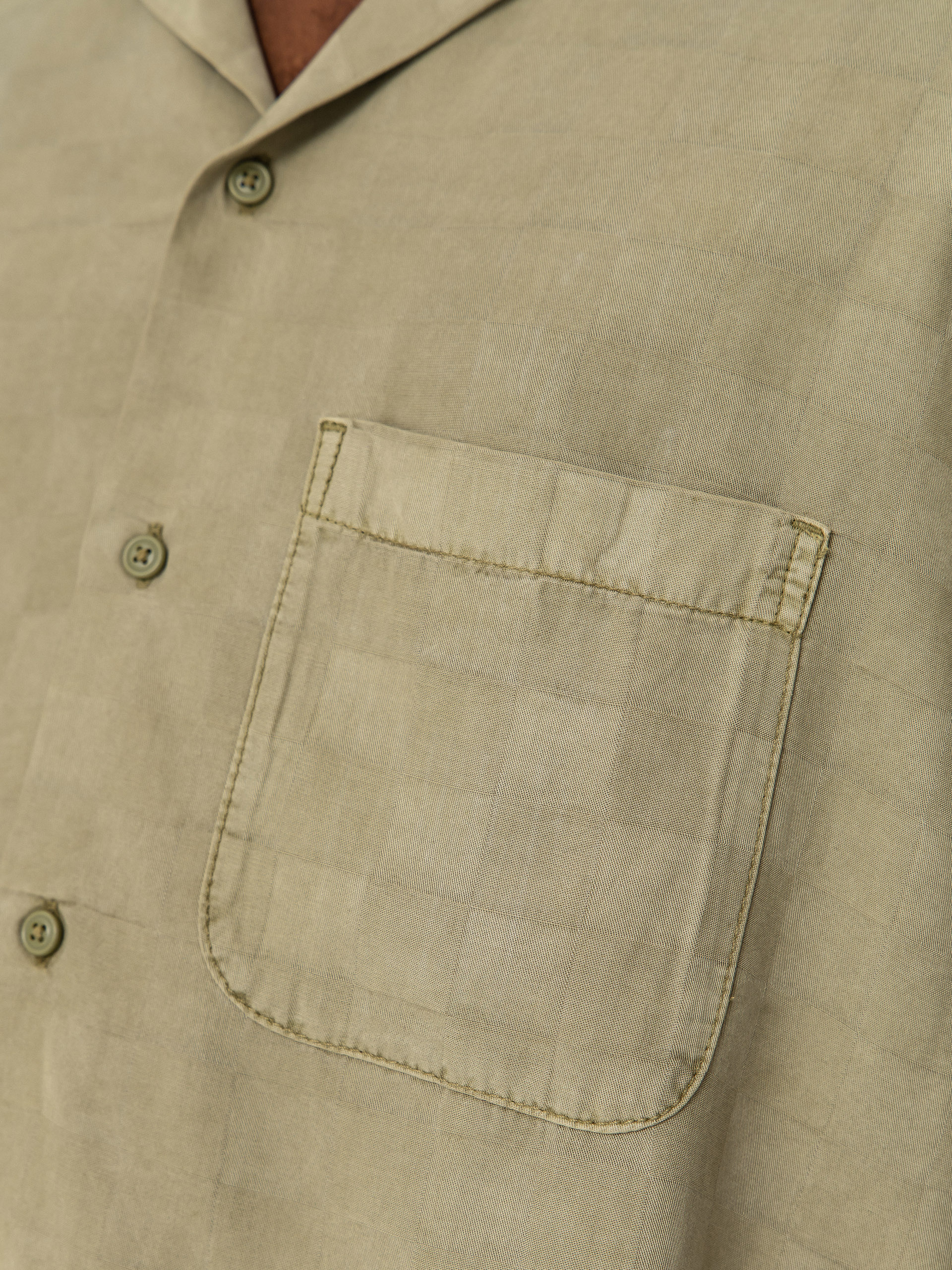 Vans Van Doren Tencel Check Camp Shirt (soft sage)