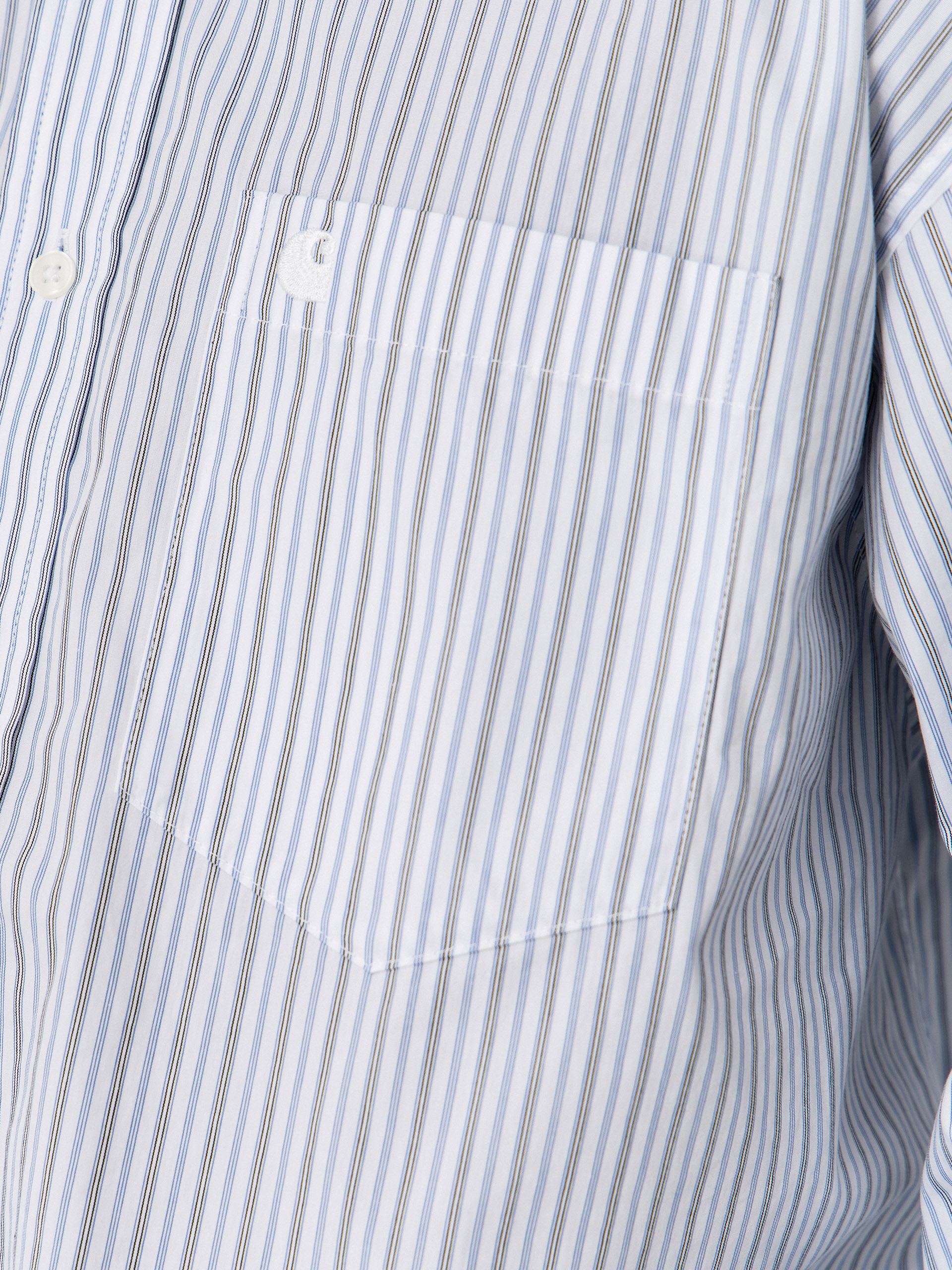Carhartt WIP Keene Hemd (keene stripe white)