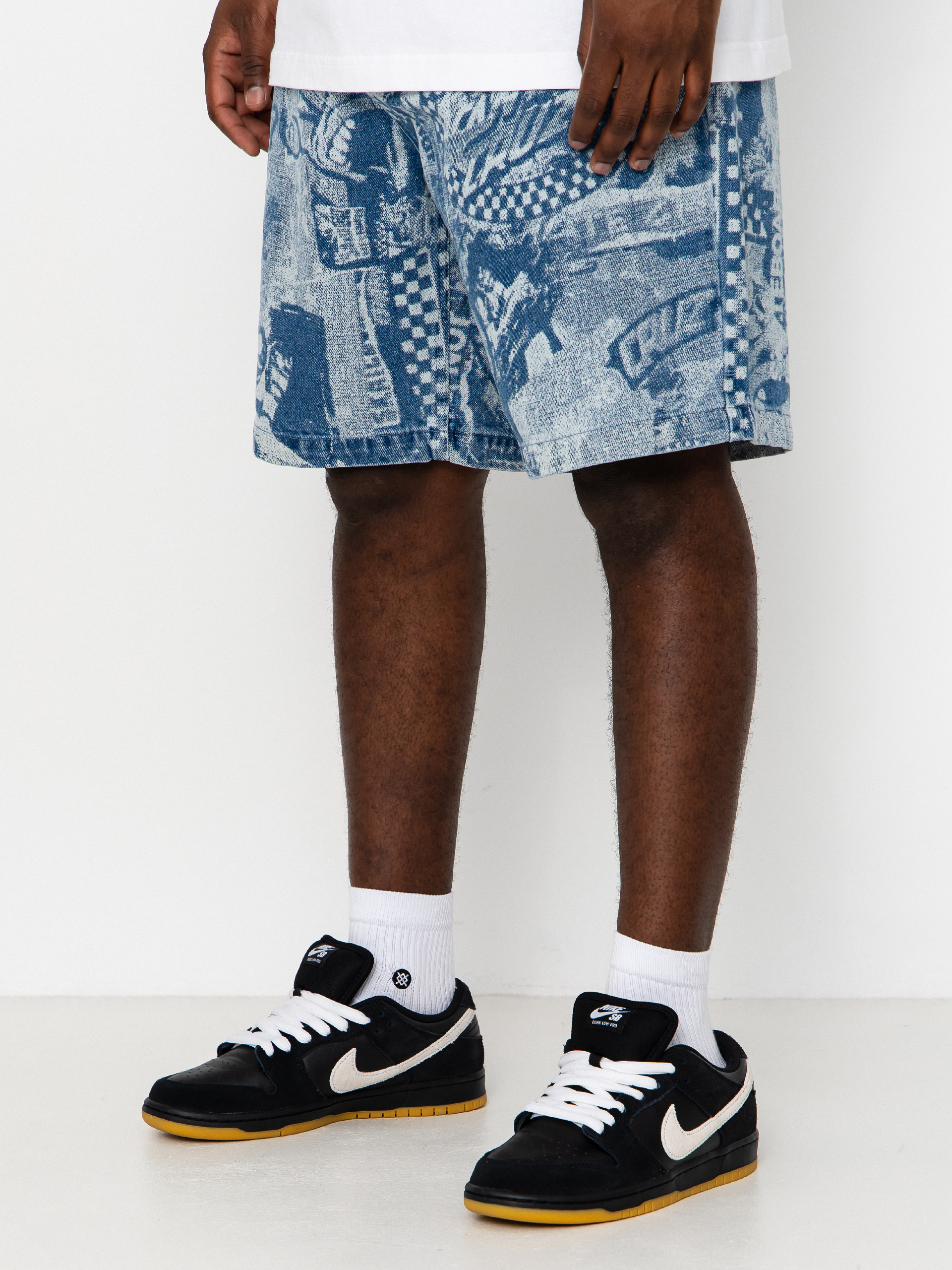 Santa Cruz Big Shorts (stonewash collage)