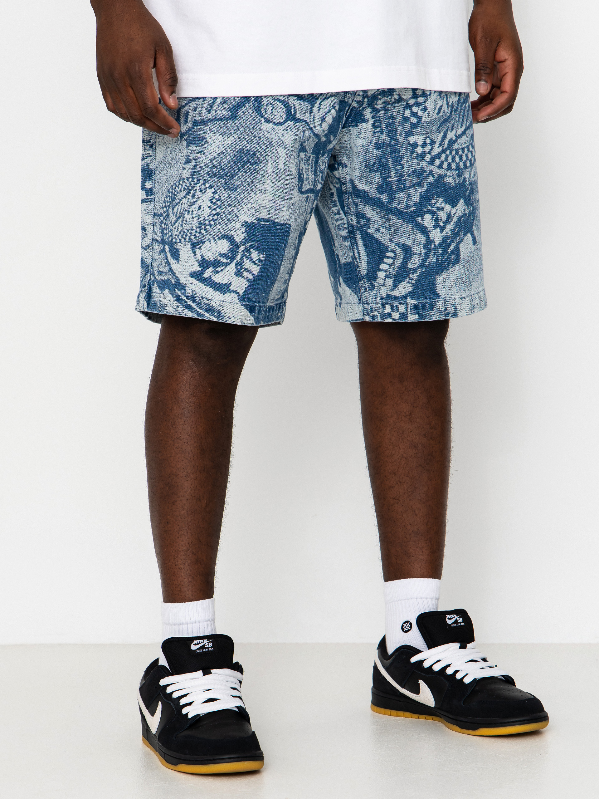 Santa Cruz Big Shorts (stonewash collage)