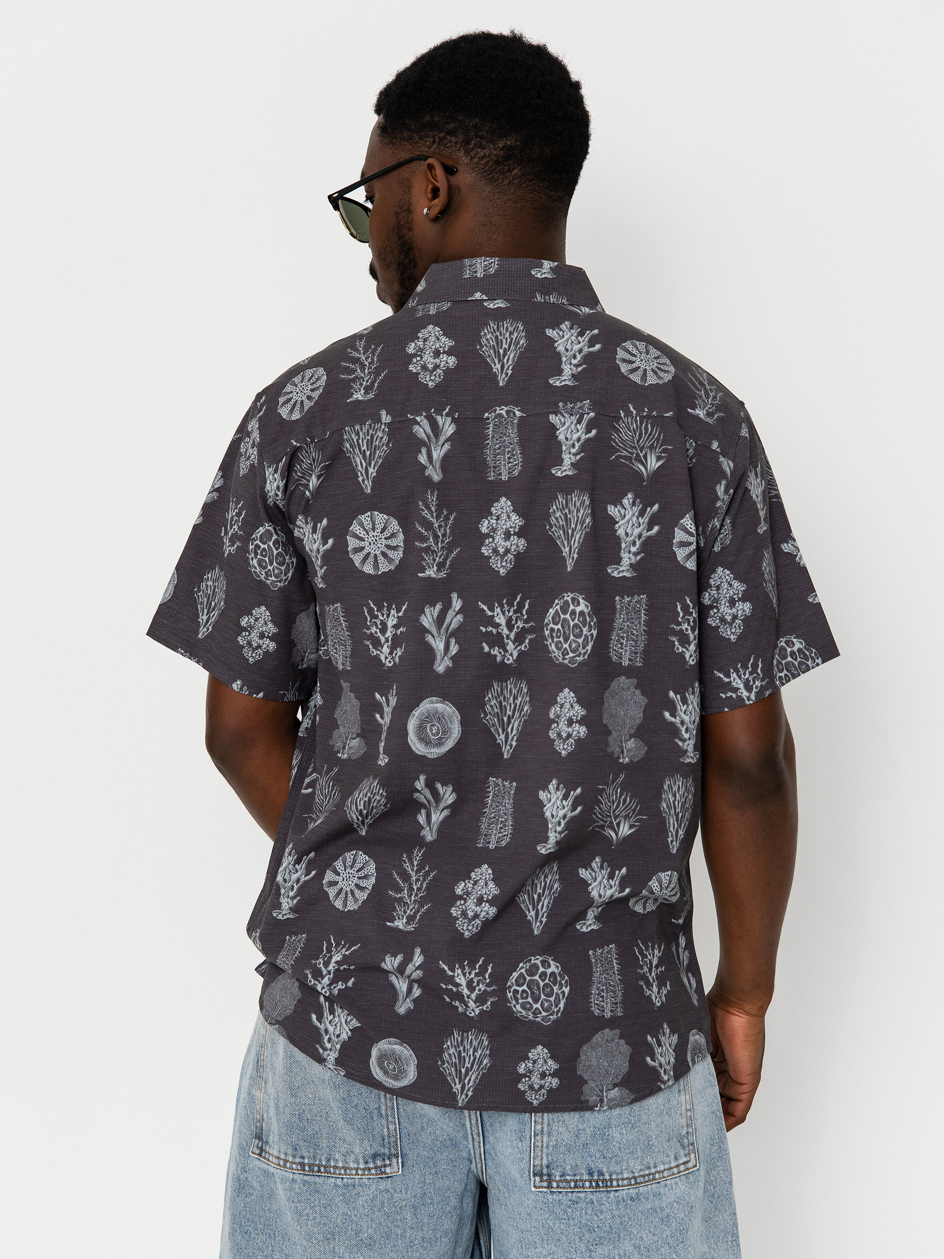 Salty Crew Breezer Perf Button Up Hemd (phantom)