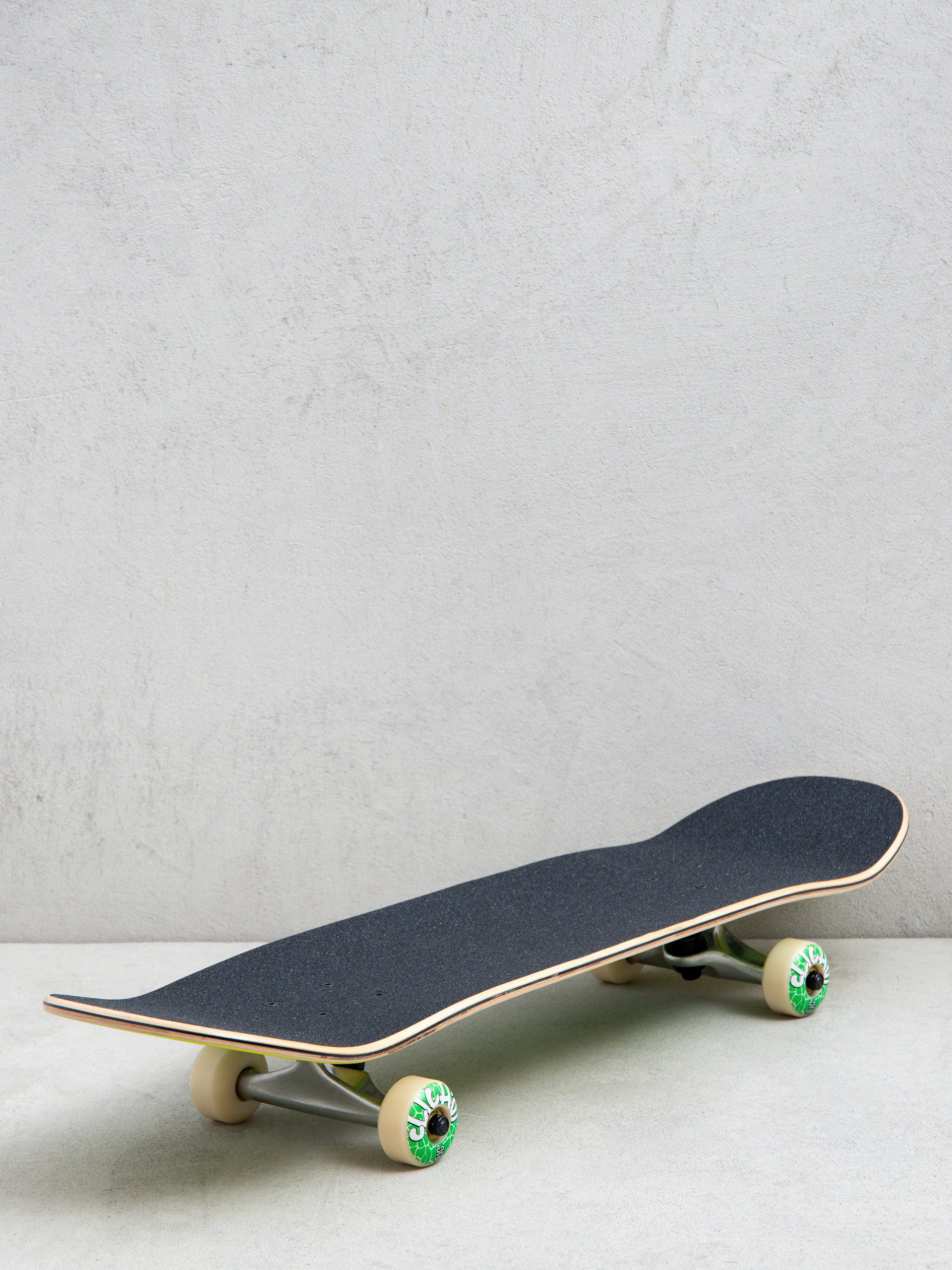 Cliche Skateboard Handwritten (yellow/green)