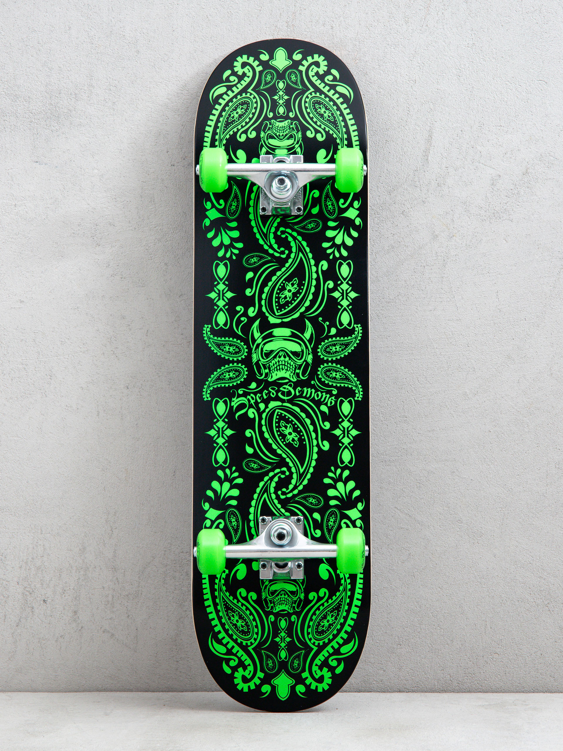 Speed Demons Skateboard Bandana (black/green)