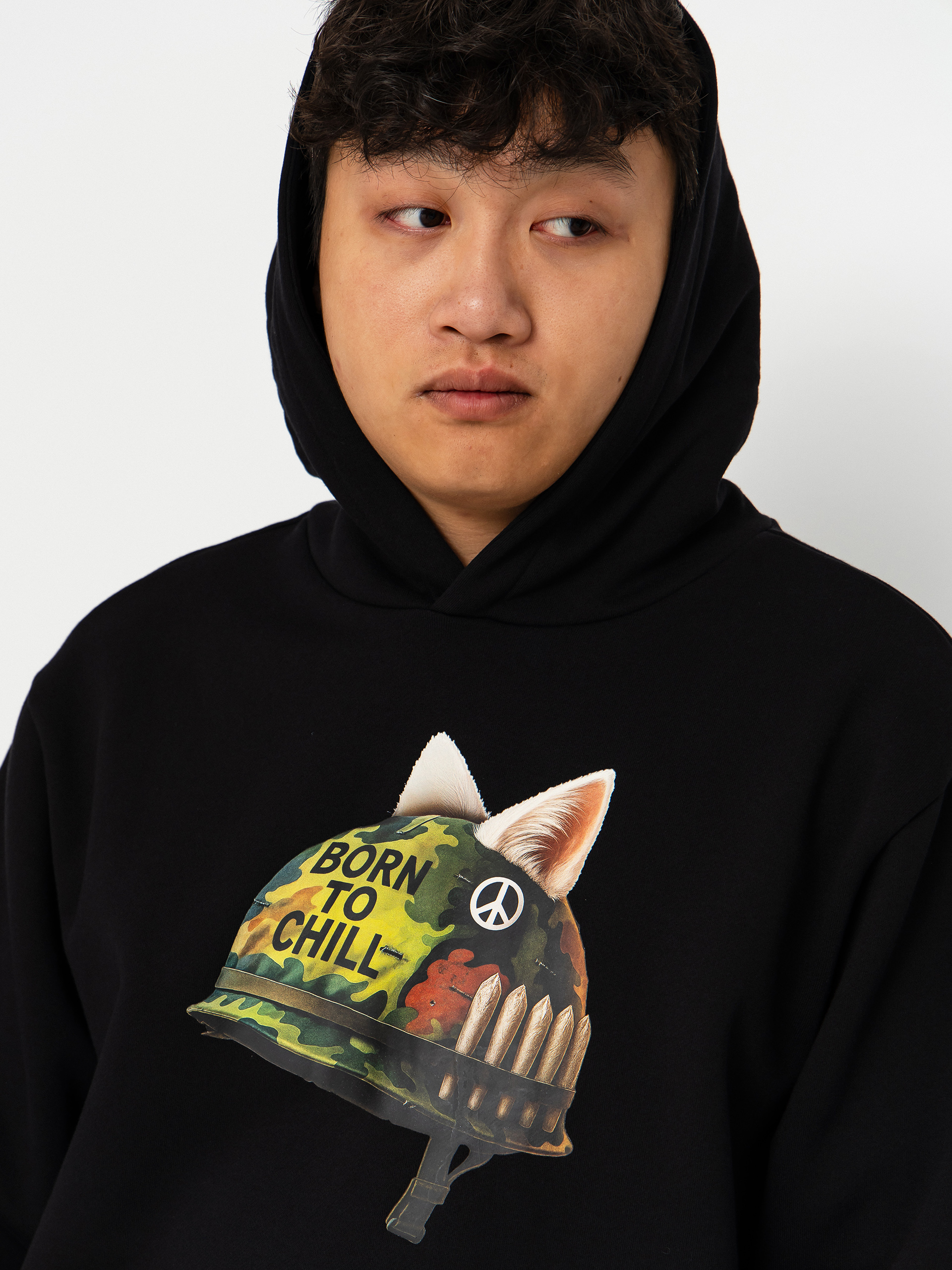 RipNDip Born To Chill HD Hoodie (black wash)