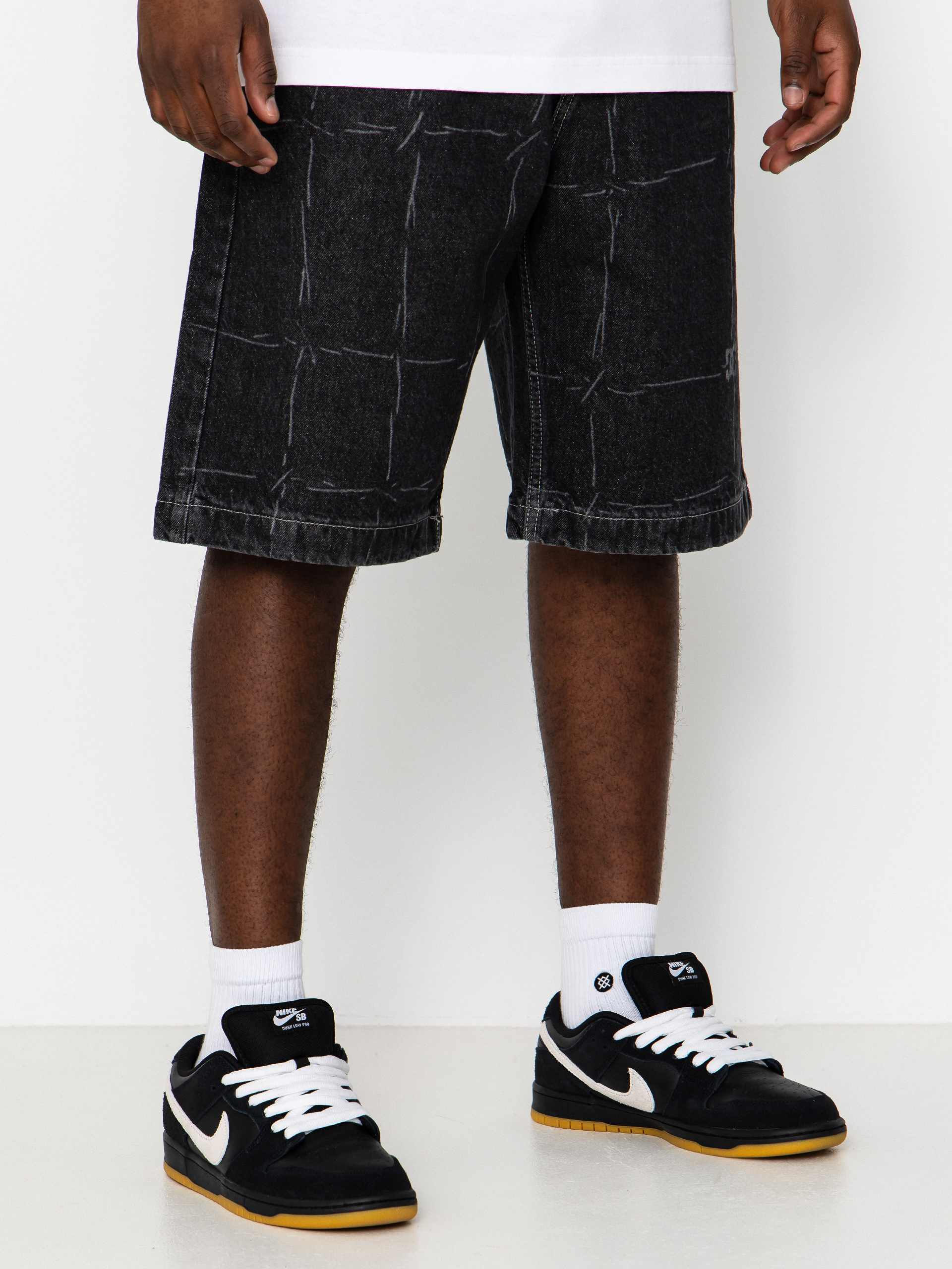 DC Baggy Denim Shorts (wired 32 black)