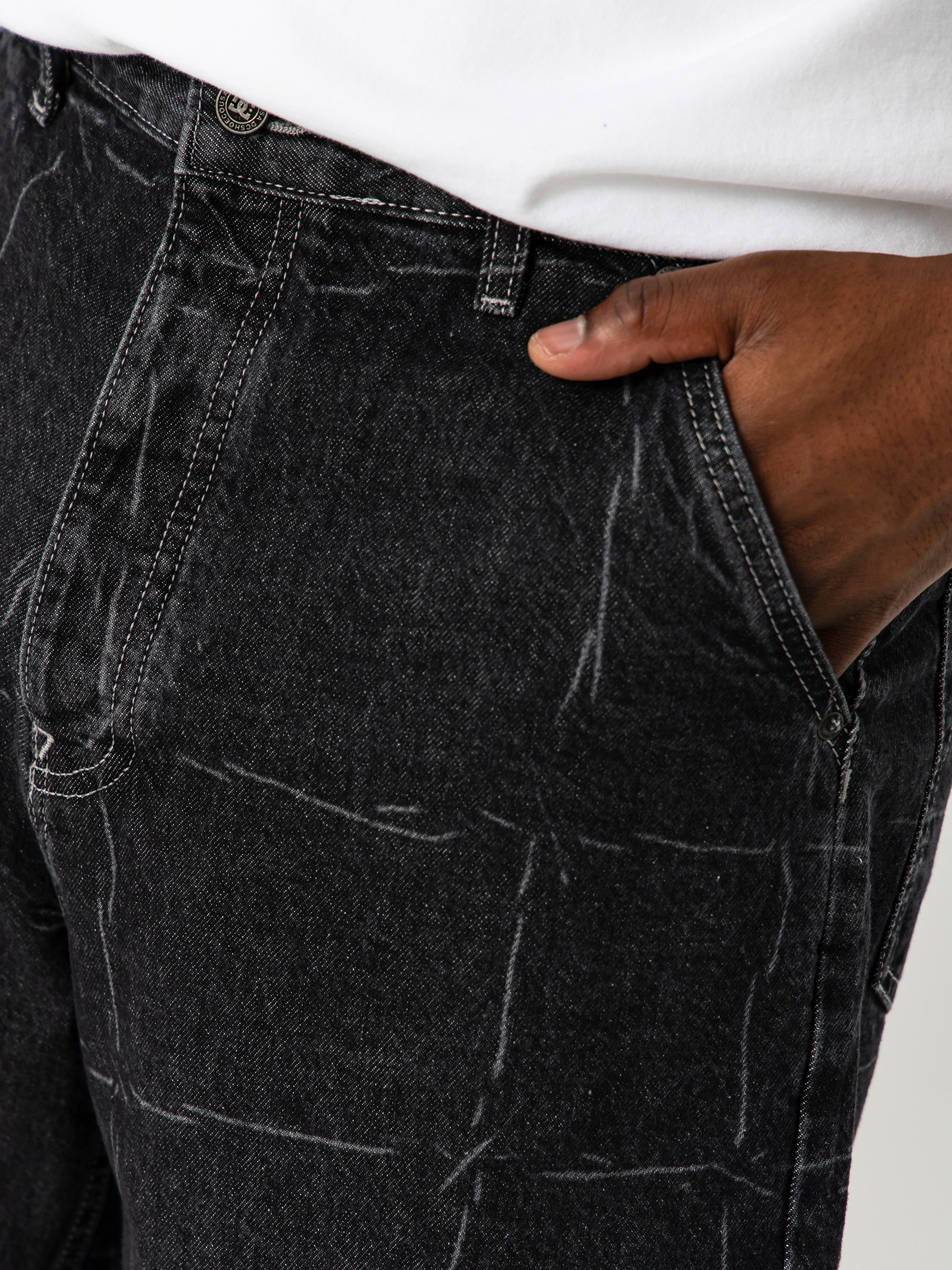 DC Baggy Denim Shorts (wired 32 black)
