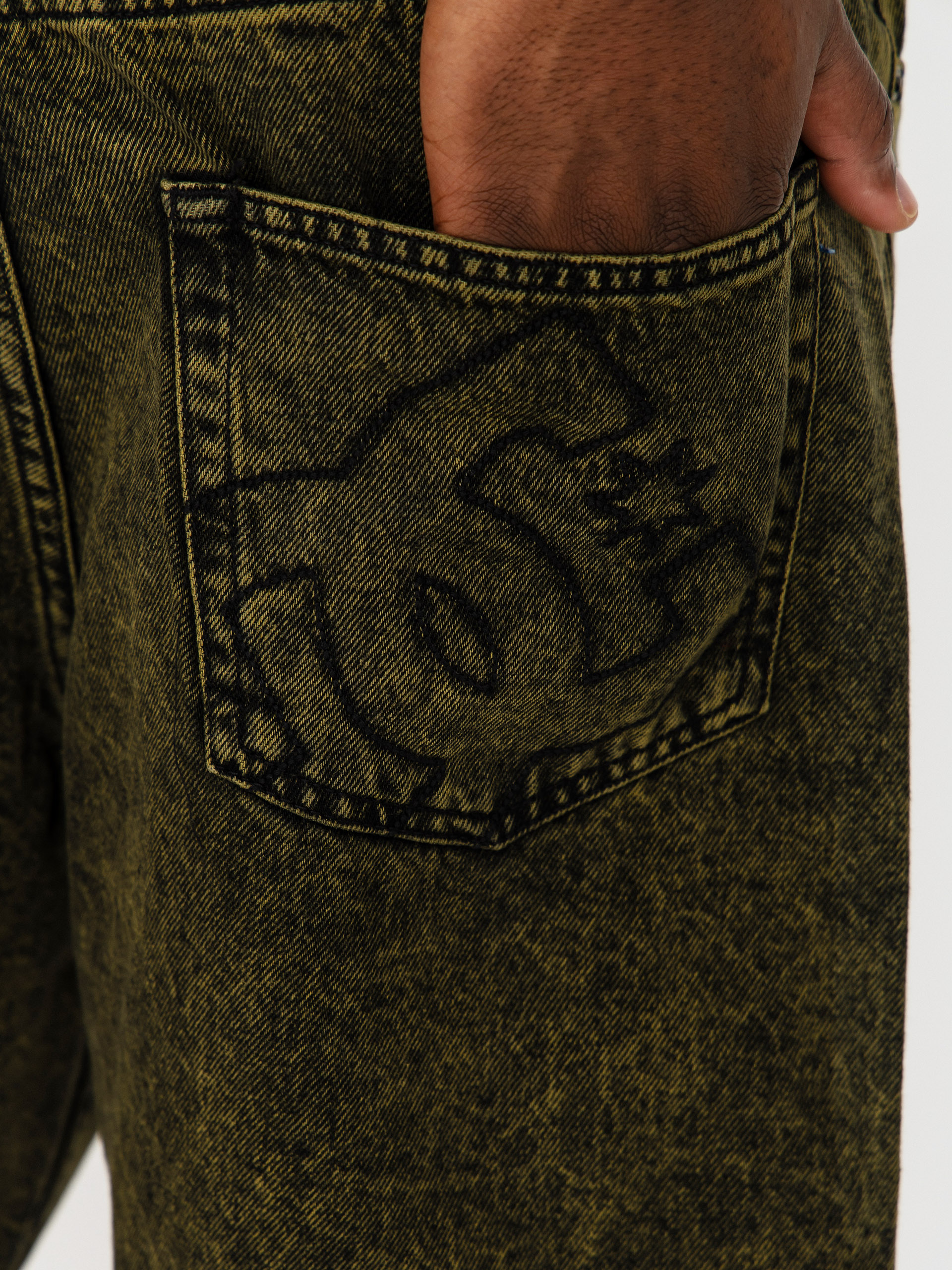 DC Baggy Denim Shorts (golden olive)