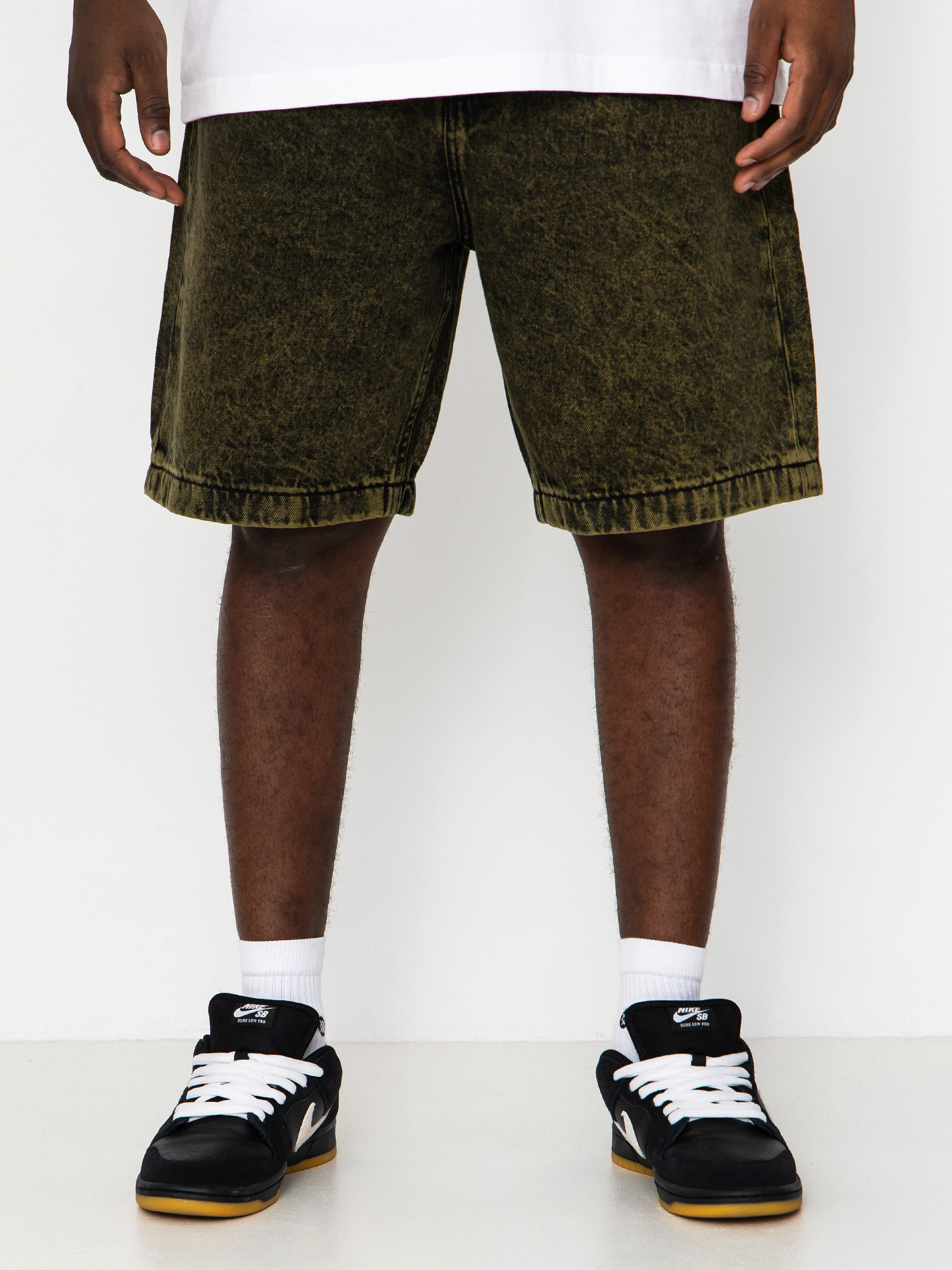 DC Baggy Denim Shorts (golden olive)