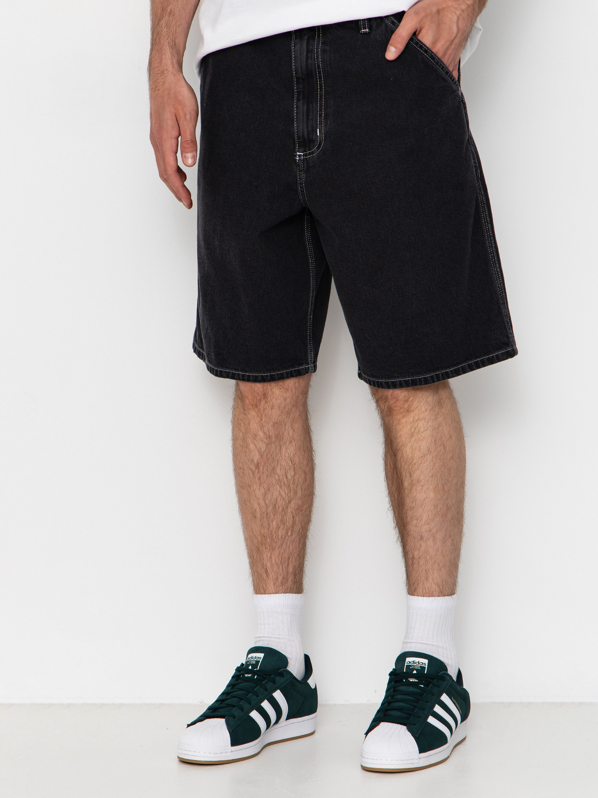Carhartt WIP Shorts Simple (black heavy stone wash)