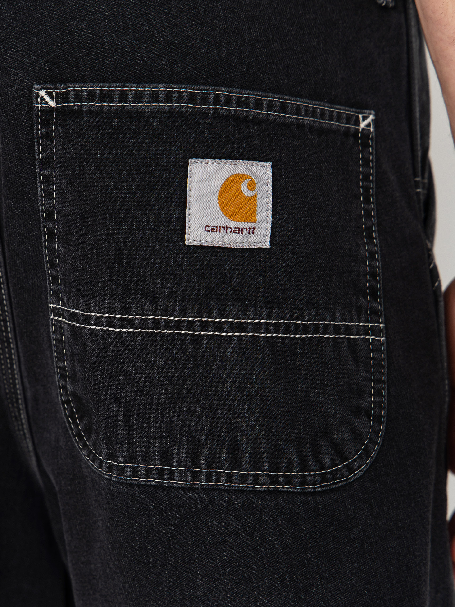 Carhartt WIP Shorts Simple (black heavy stone wash)