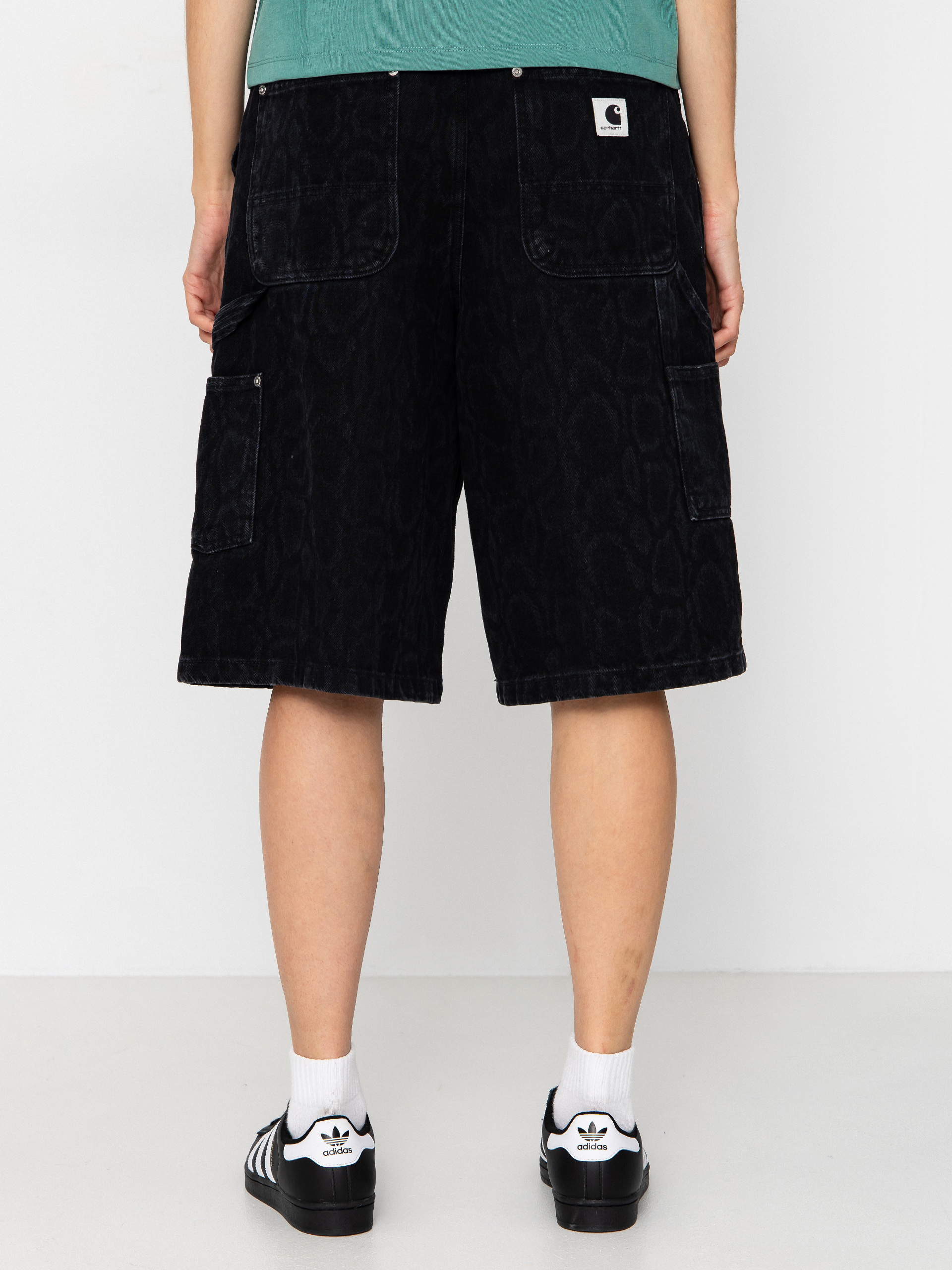 Carhartt WIP Shorts Snake Nixon Double Knee Wmn - black, camo
