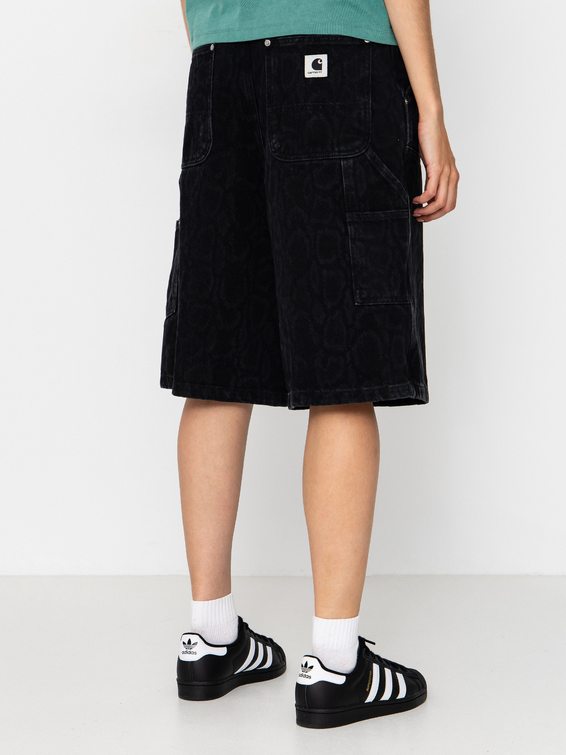 Carhartt WIP Shorts Snake Nixon Double Knee Wmn (snake camo/black)