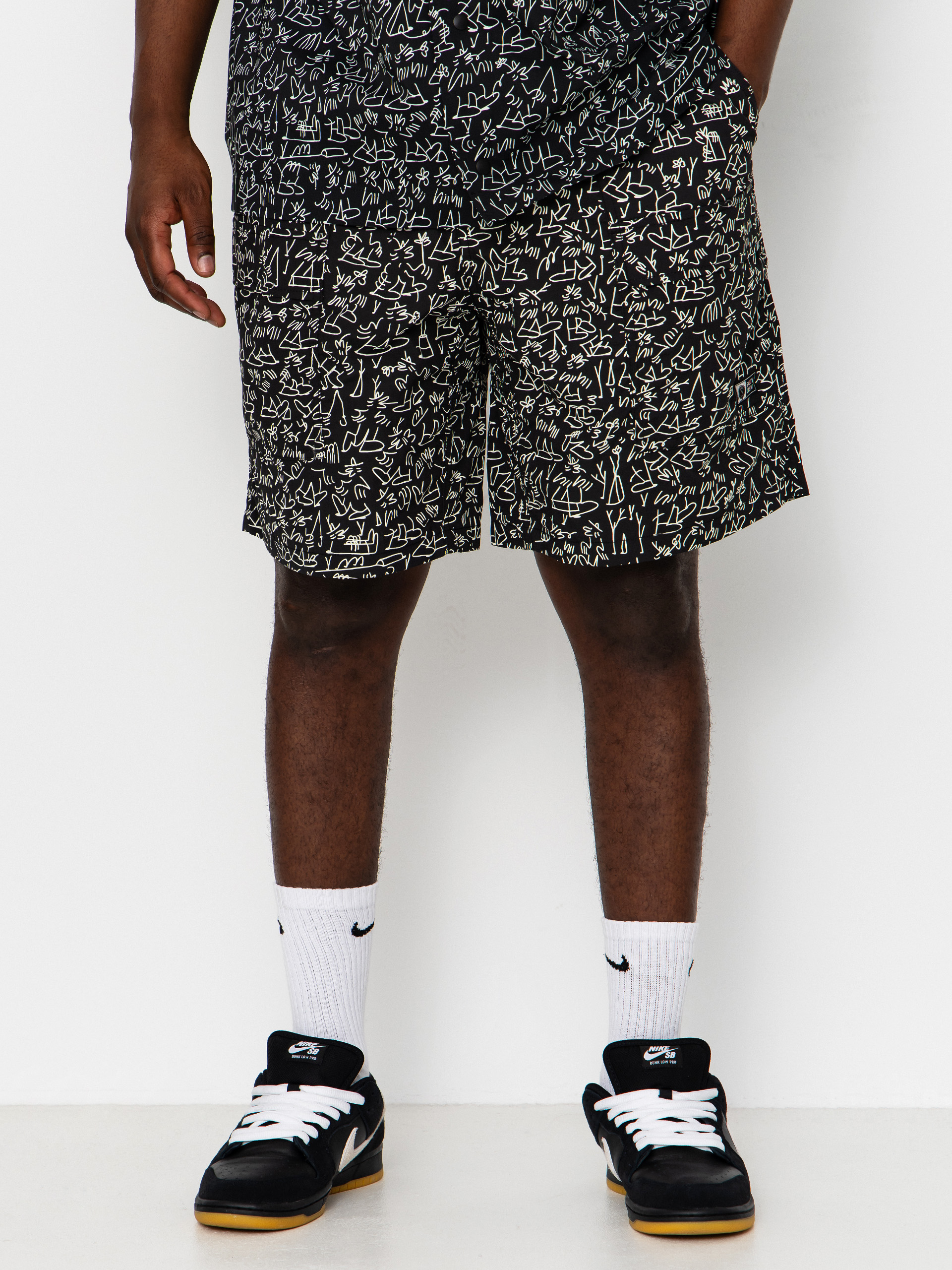 Salty Crew Shorts Raid Packable (lb black)