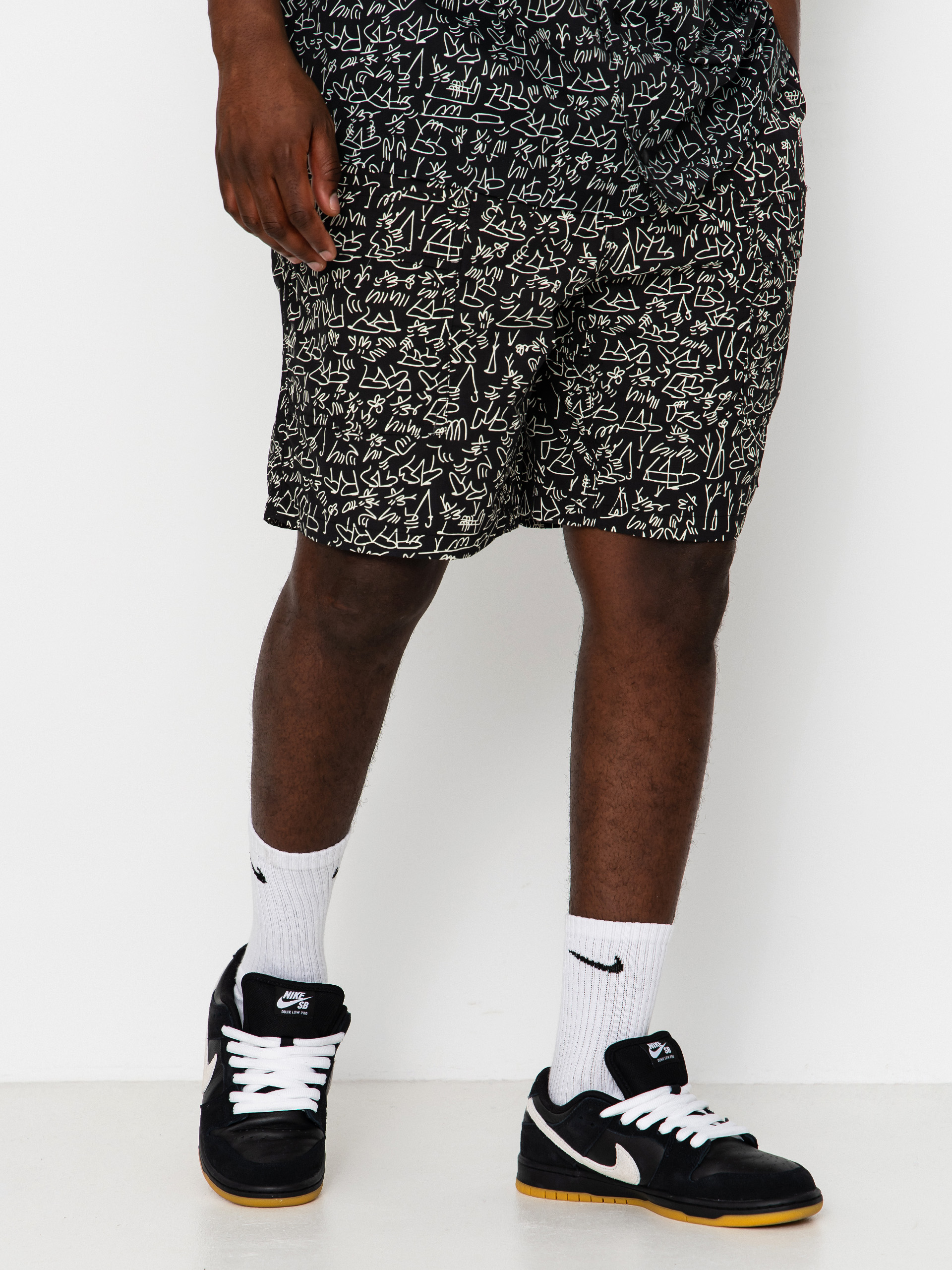 Salty Crew Shorts Raid Packable (lb black)