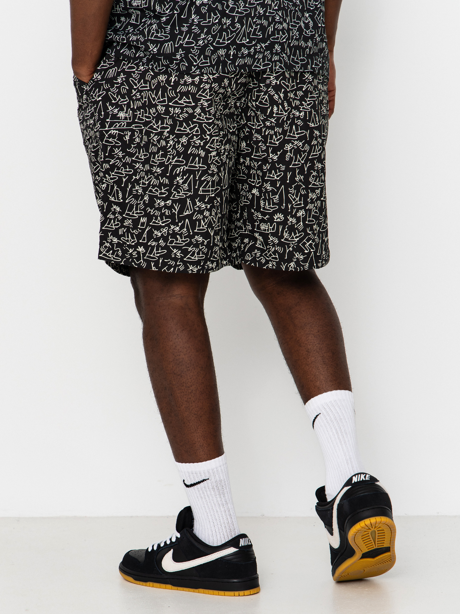 Salty Crew Shorts Raid Packable (lb black)