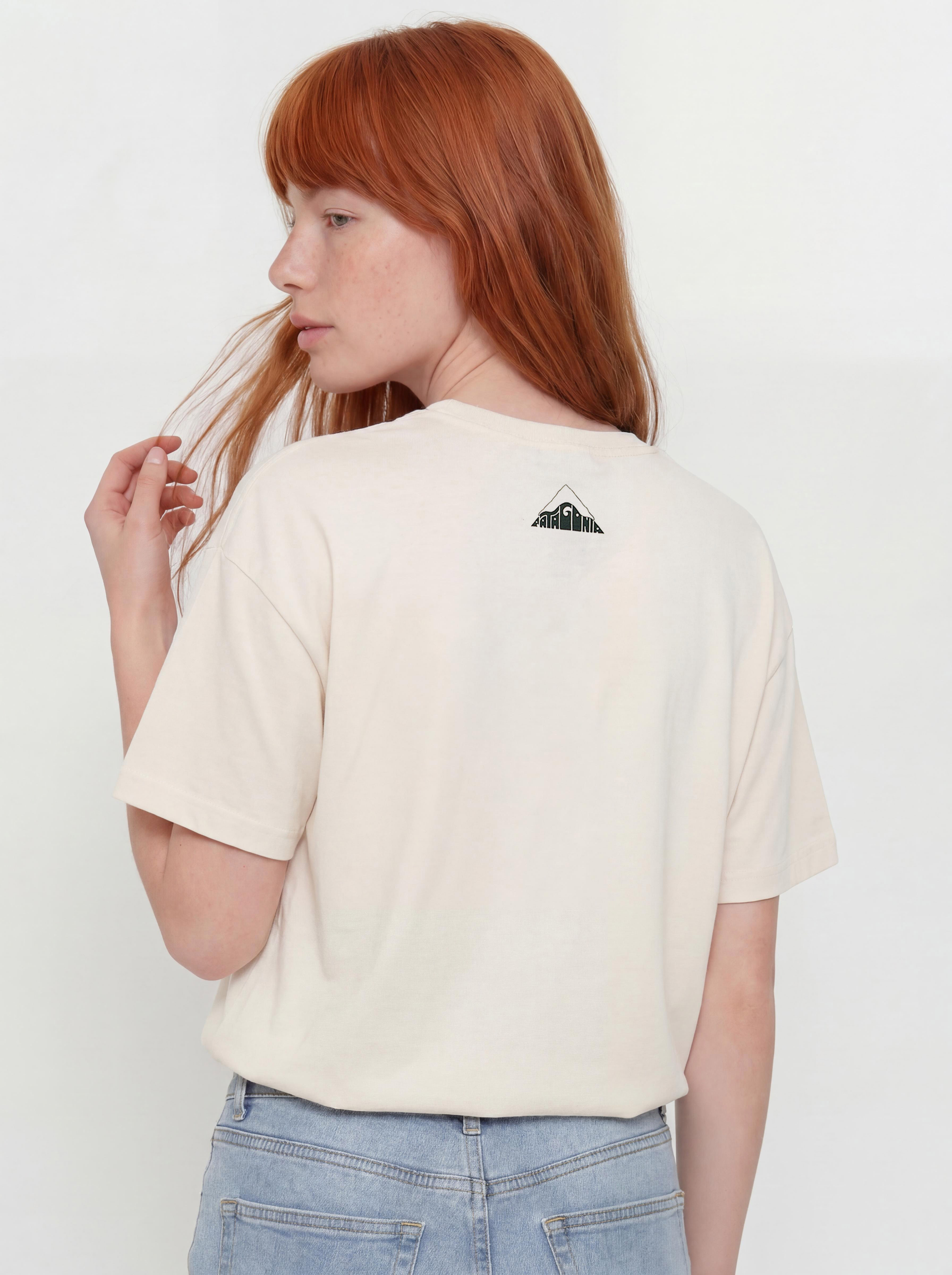 Patagonia T-Shirt Oversized Driftways Organic Wmn (undyed natural)