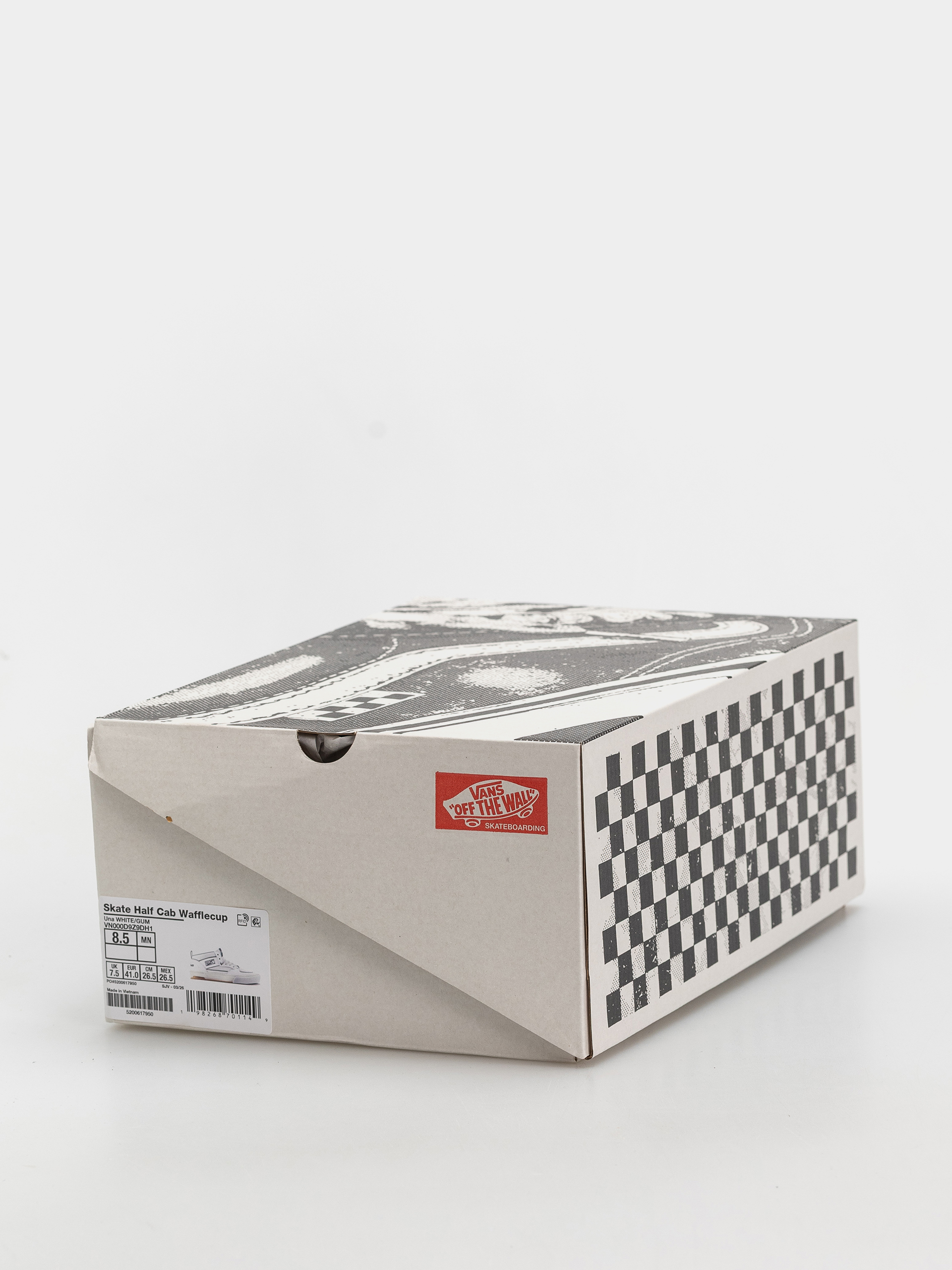 Vans Shoes Skate Half Cab Wafflecup (white/gum)