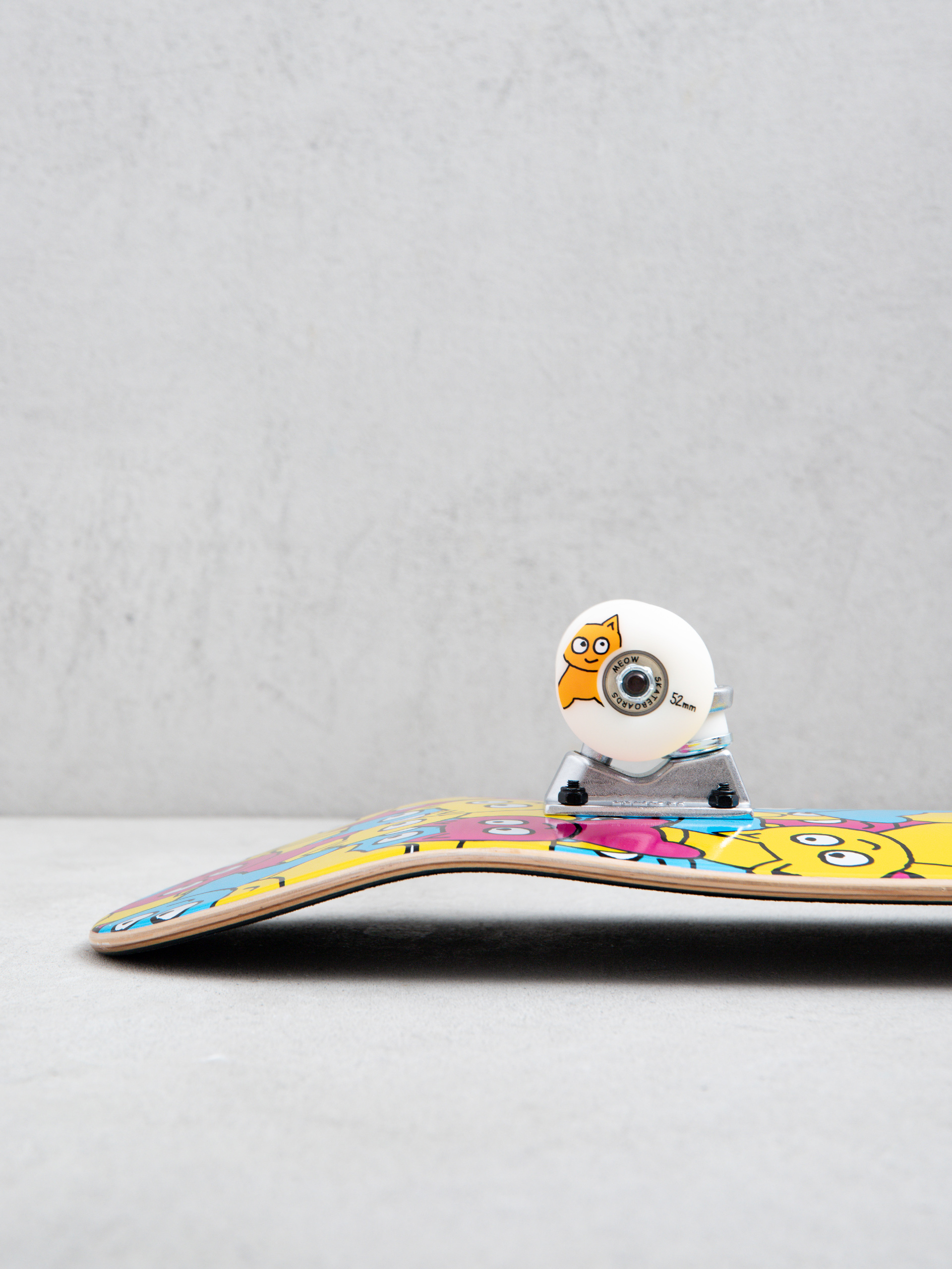 Meow Skateboards Sticker Pile Skateboard (cmyk multi)
