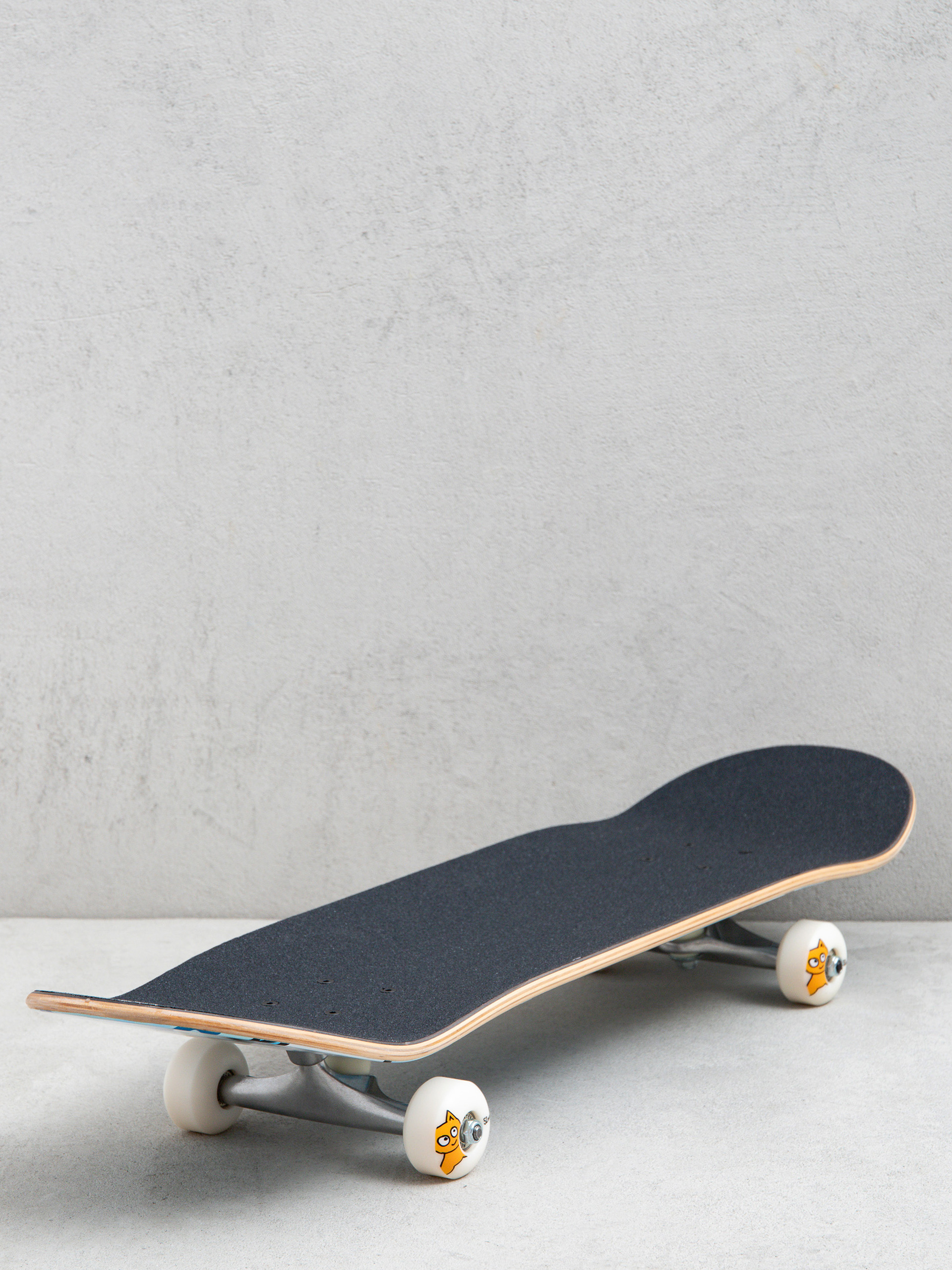Meow Skateboards Logo Complete Skateboard (blue)