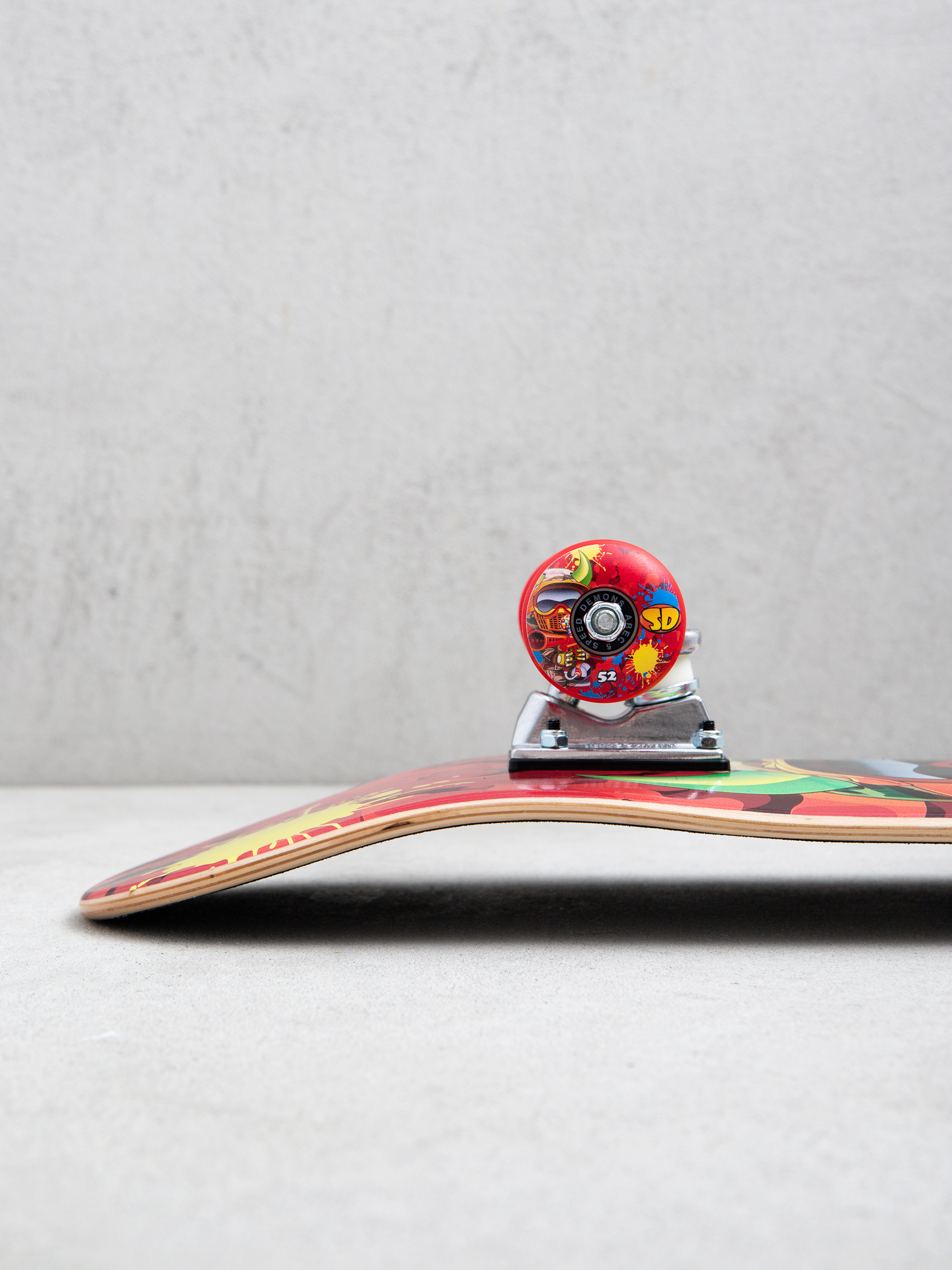 Speed Demons Paintballer PP Skateboard (red camo)