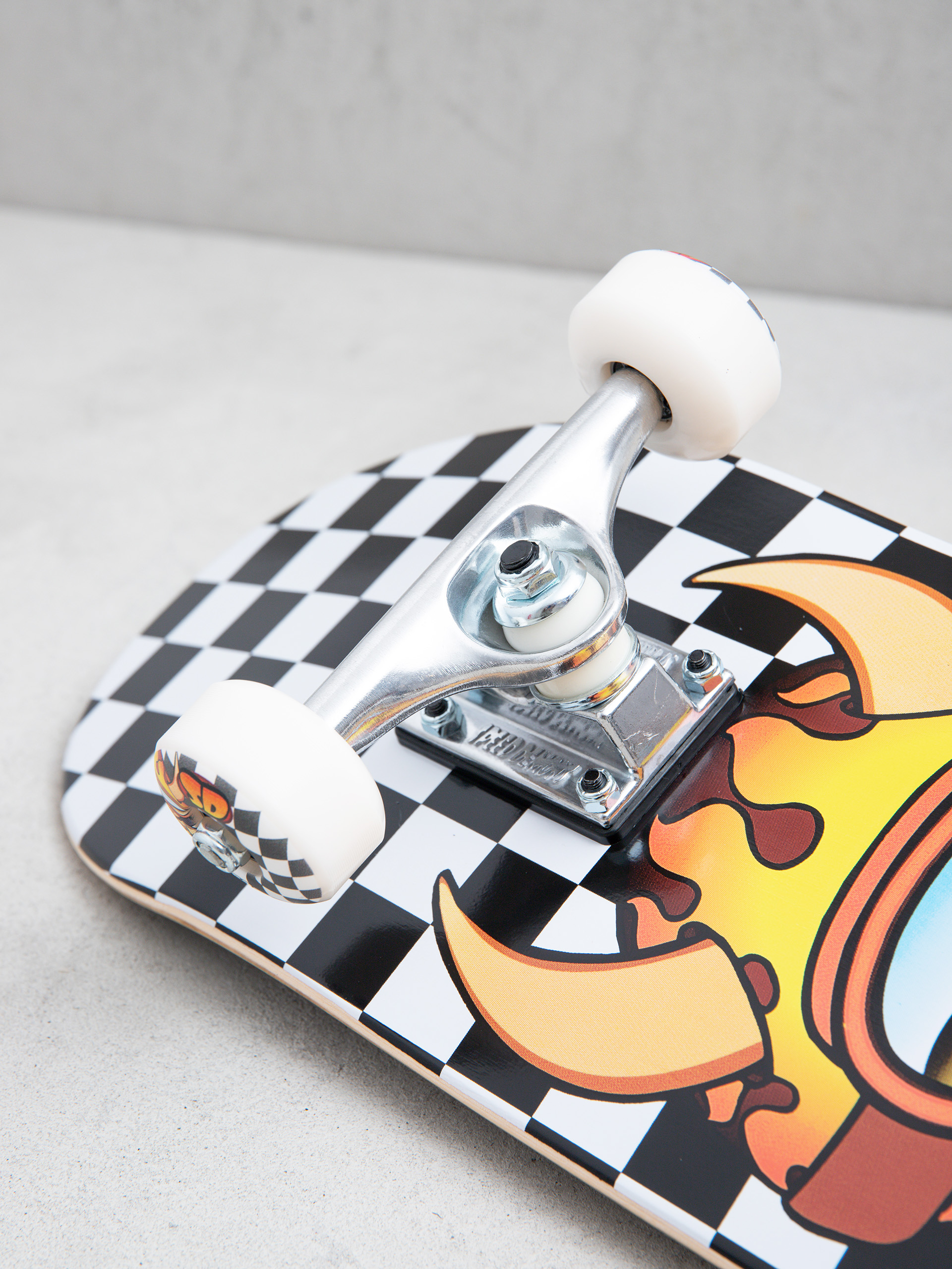 Speed Demons Hot Shot Skateboard (black/white checks)