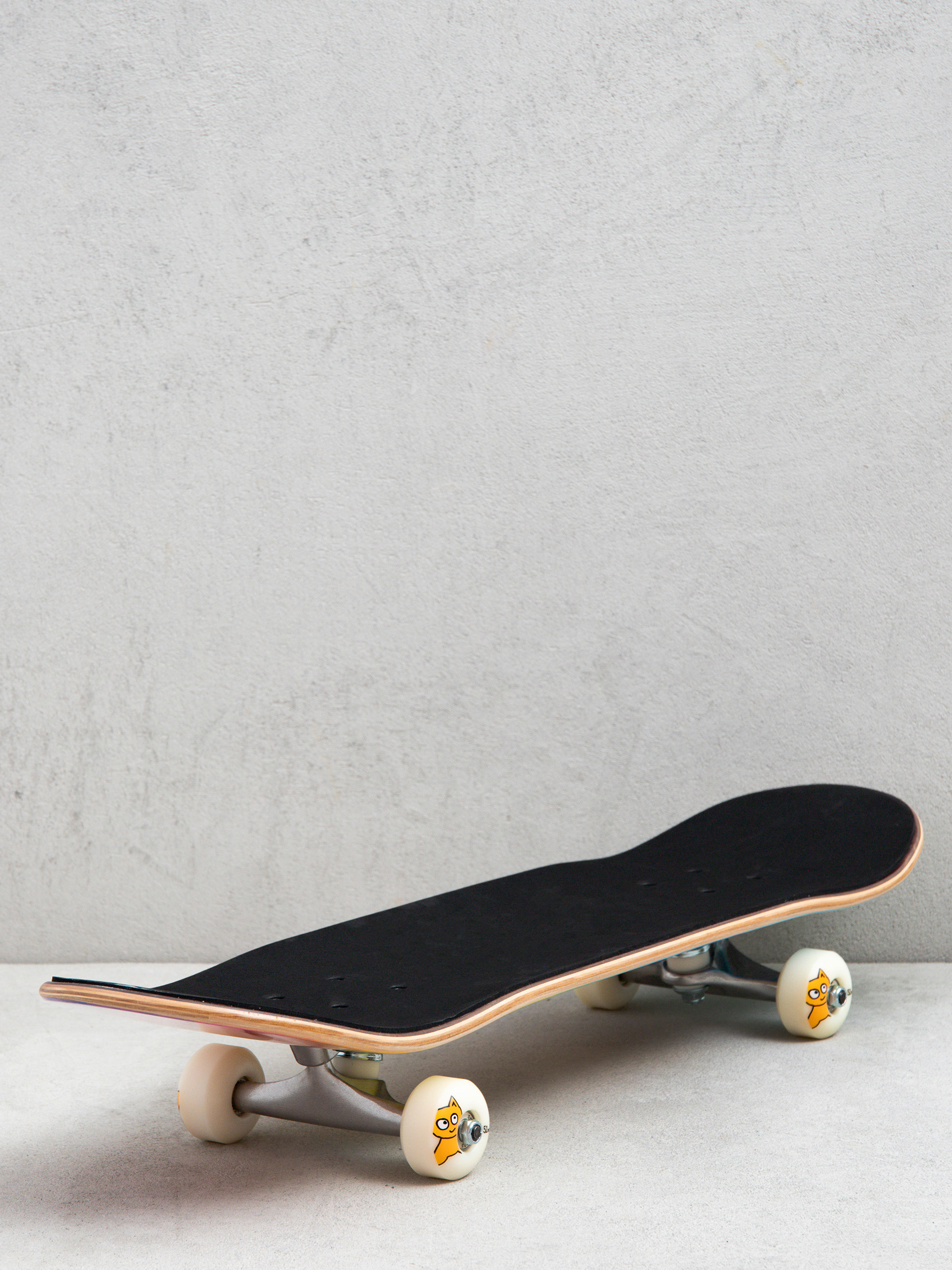 Meow Skateboards Big Cat Soft Top Skateboard (tie dye)