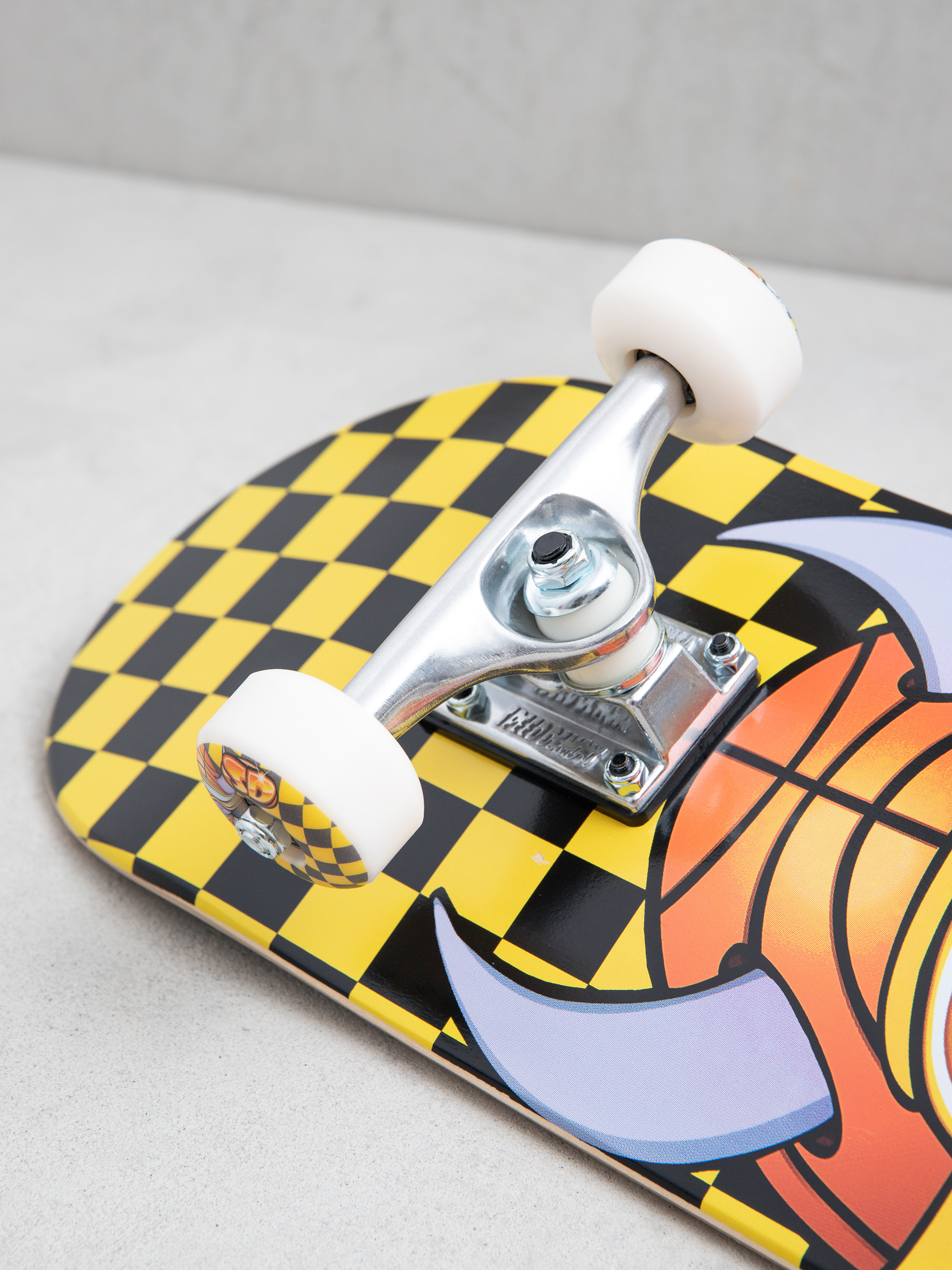 Speed Demons Baller Skateboard (black/yellow checks)