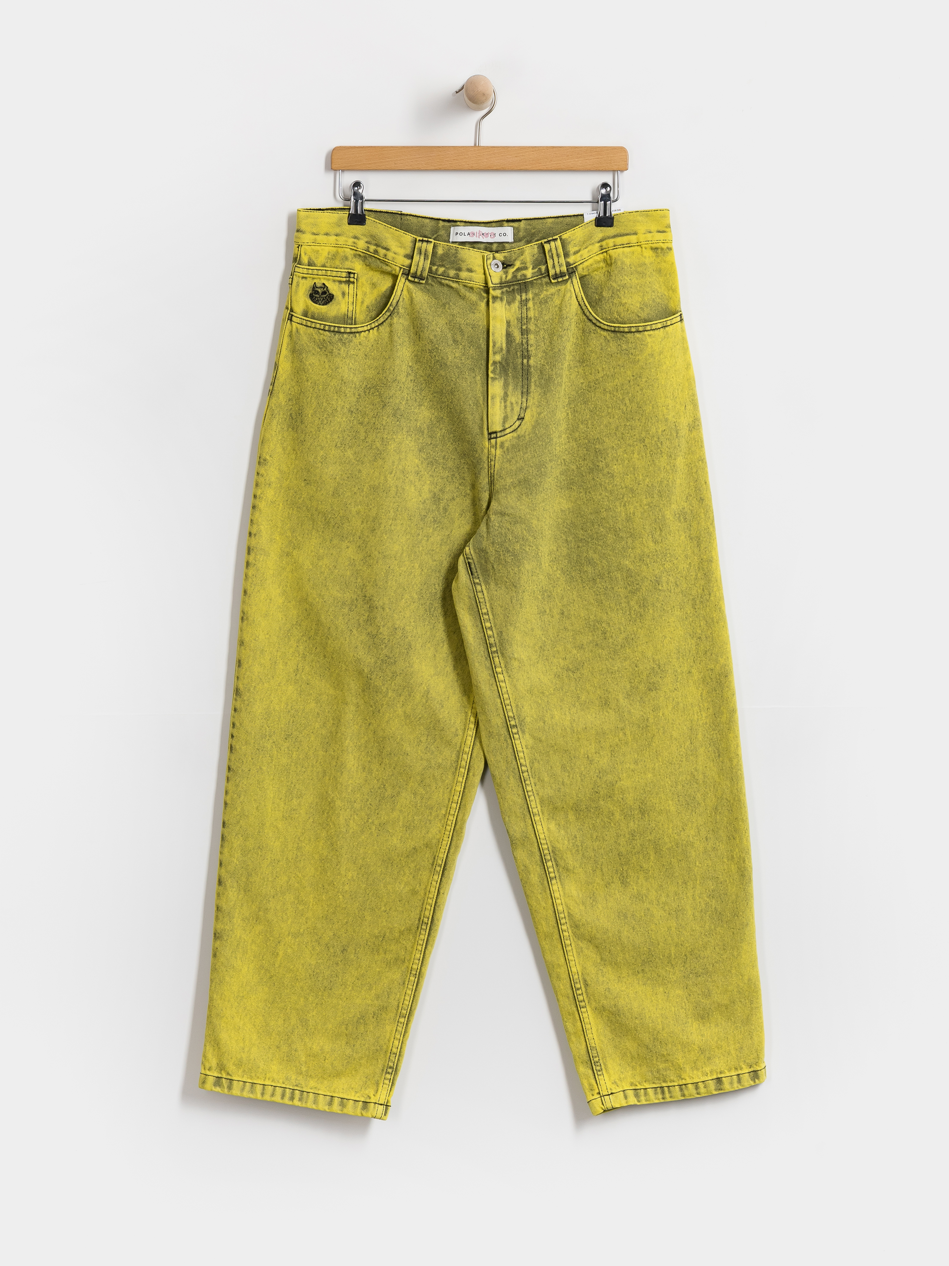 Polar Skate Pants Big Boy Demon Child - yellow (lemon black)