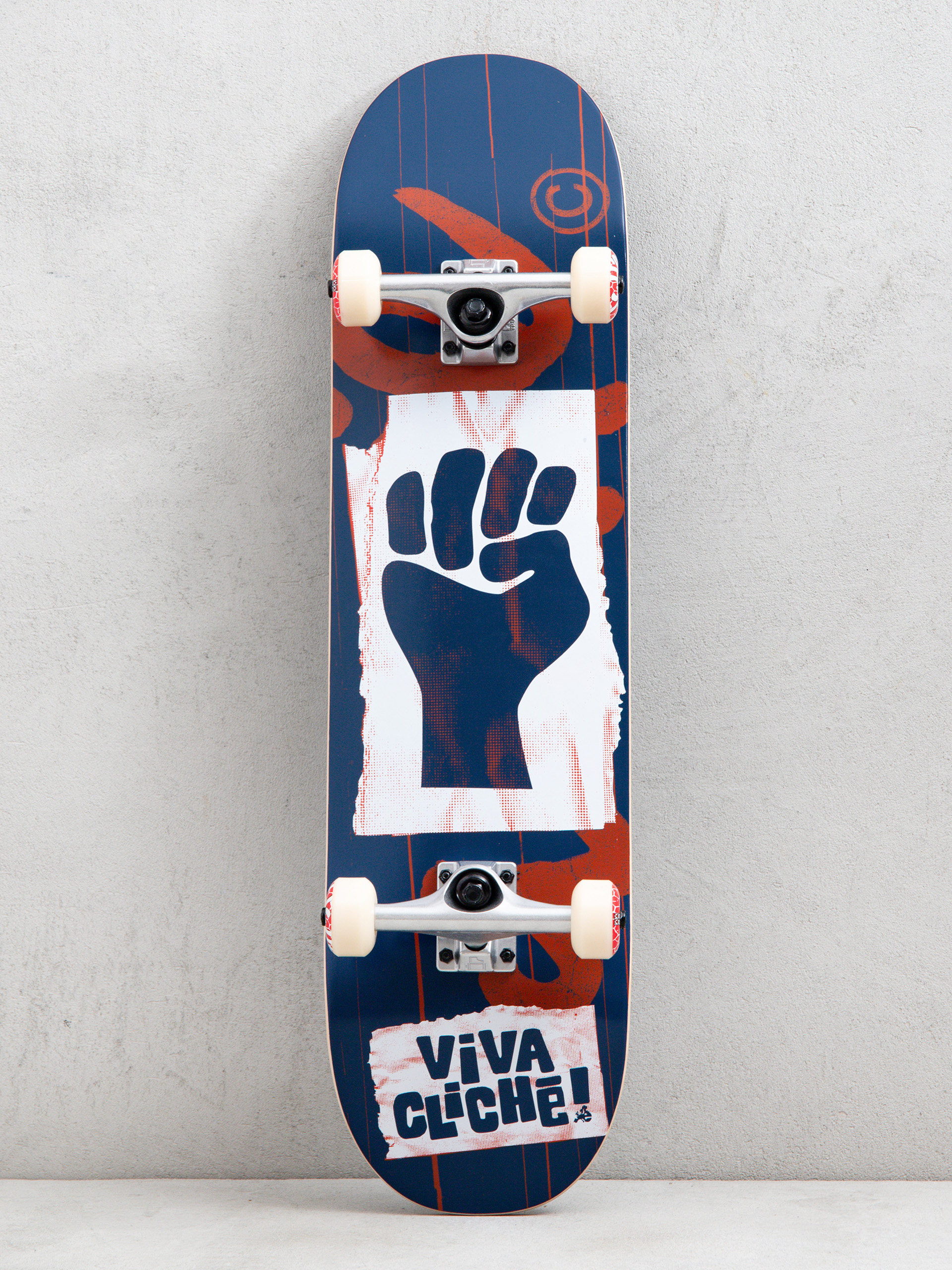 Cliche Skateboard Viva (blue/red)