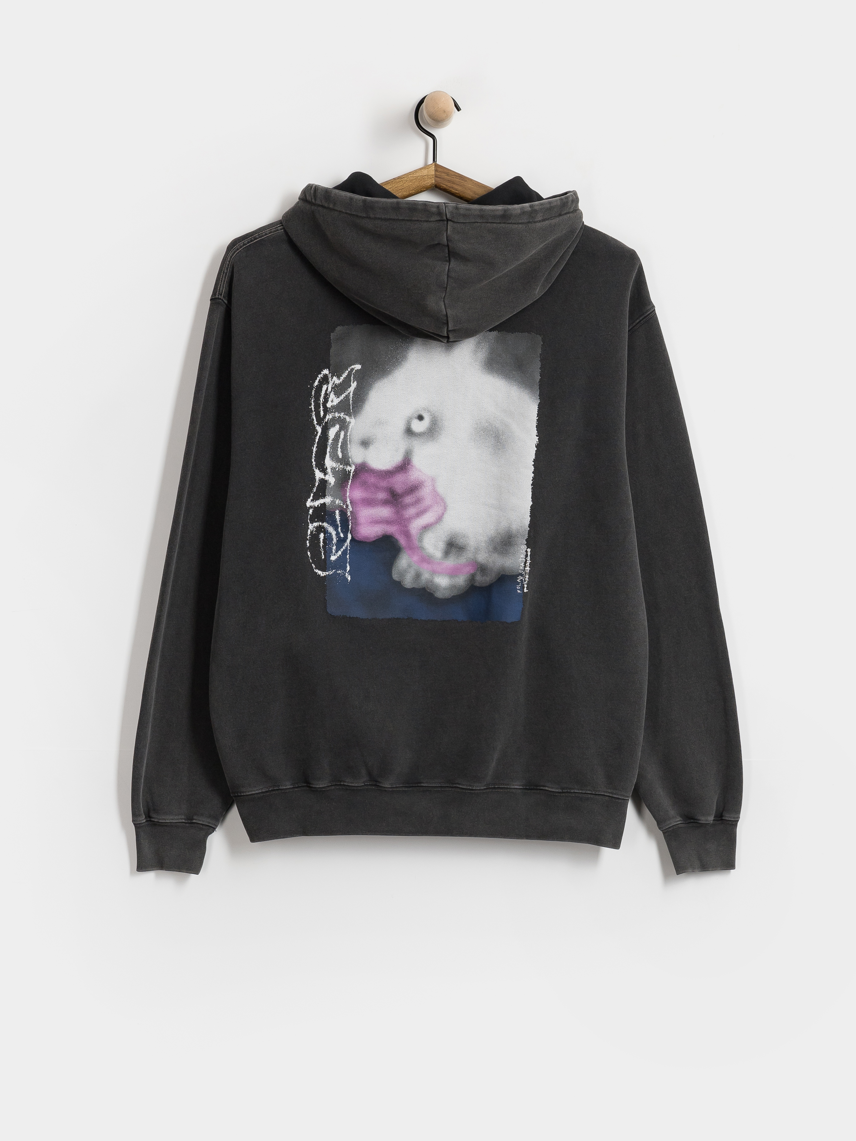 Polar Skate Hoodie Dave Rabbit HD (silver black)