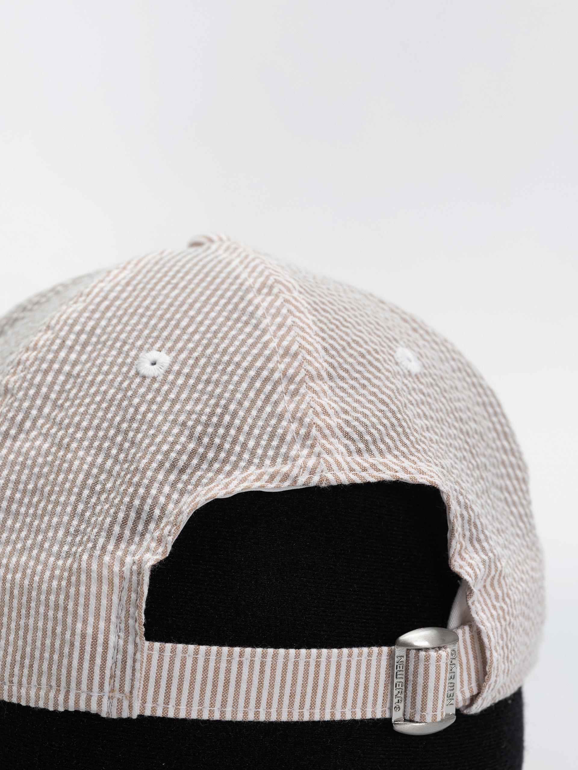 New Era Cap Seersucker 9Twenty Athletics (stone/white)