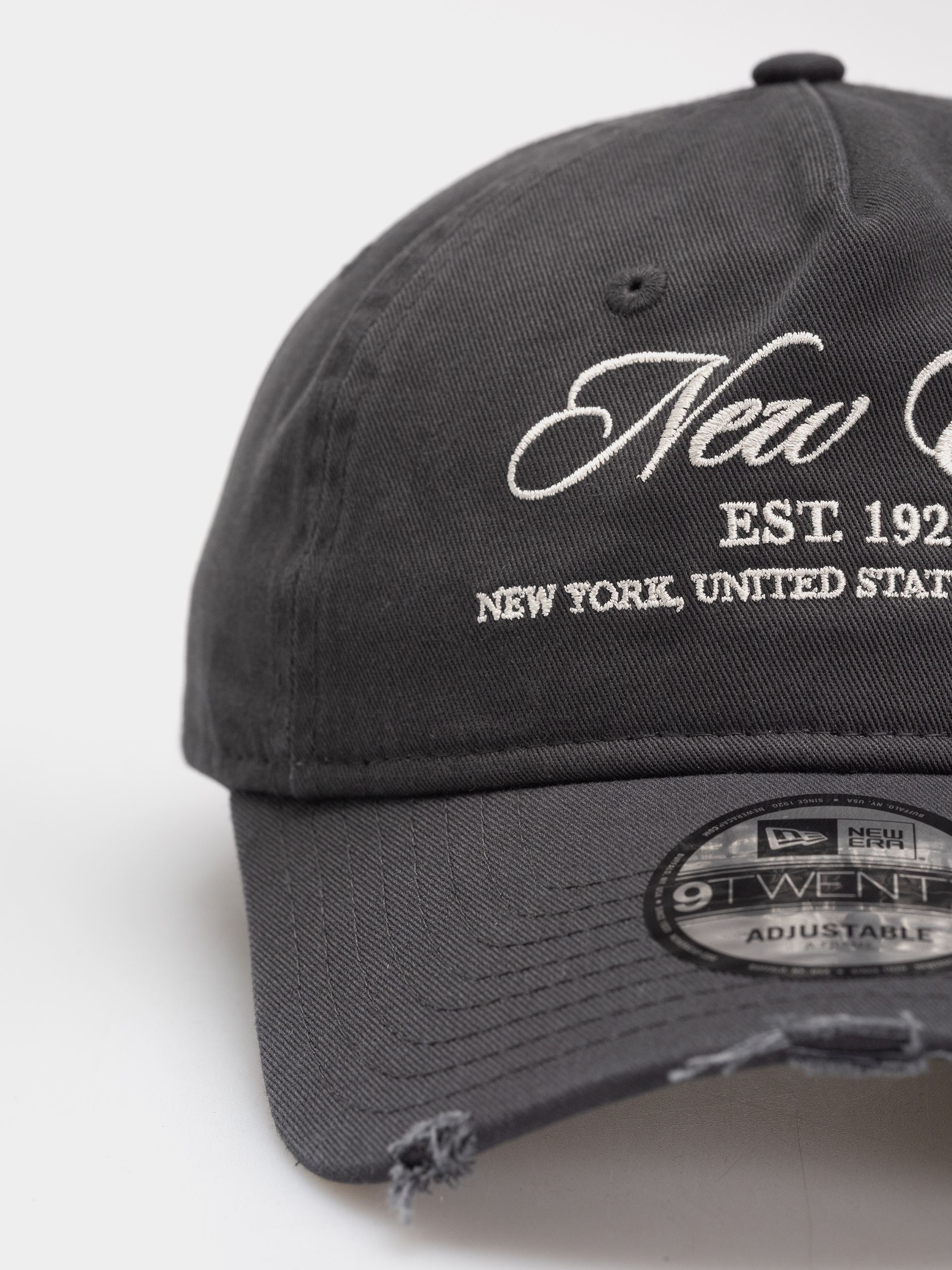 New Era Cap Wash Distress 9Twenty (black)