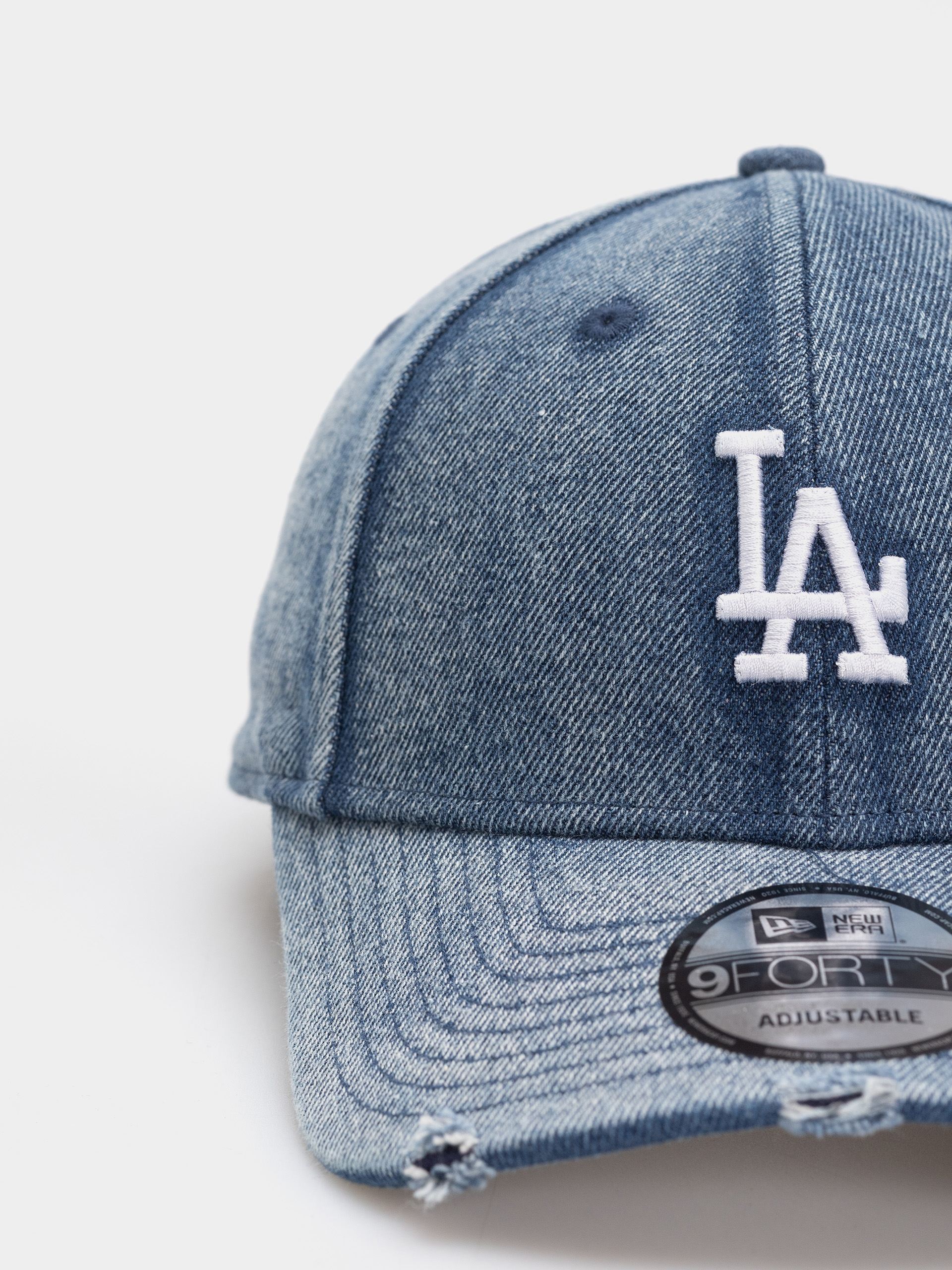 New Era Cap Acid Wash Denim 9Forty Los Angeles Dodgers (blue)